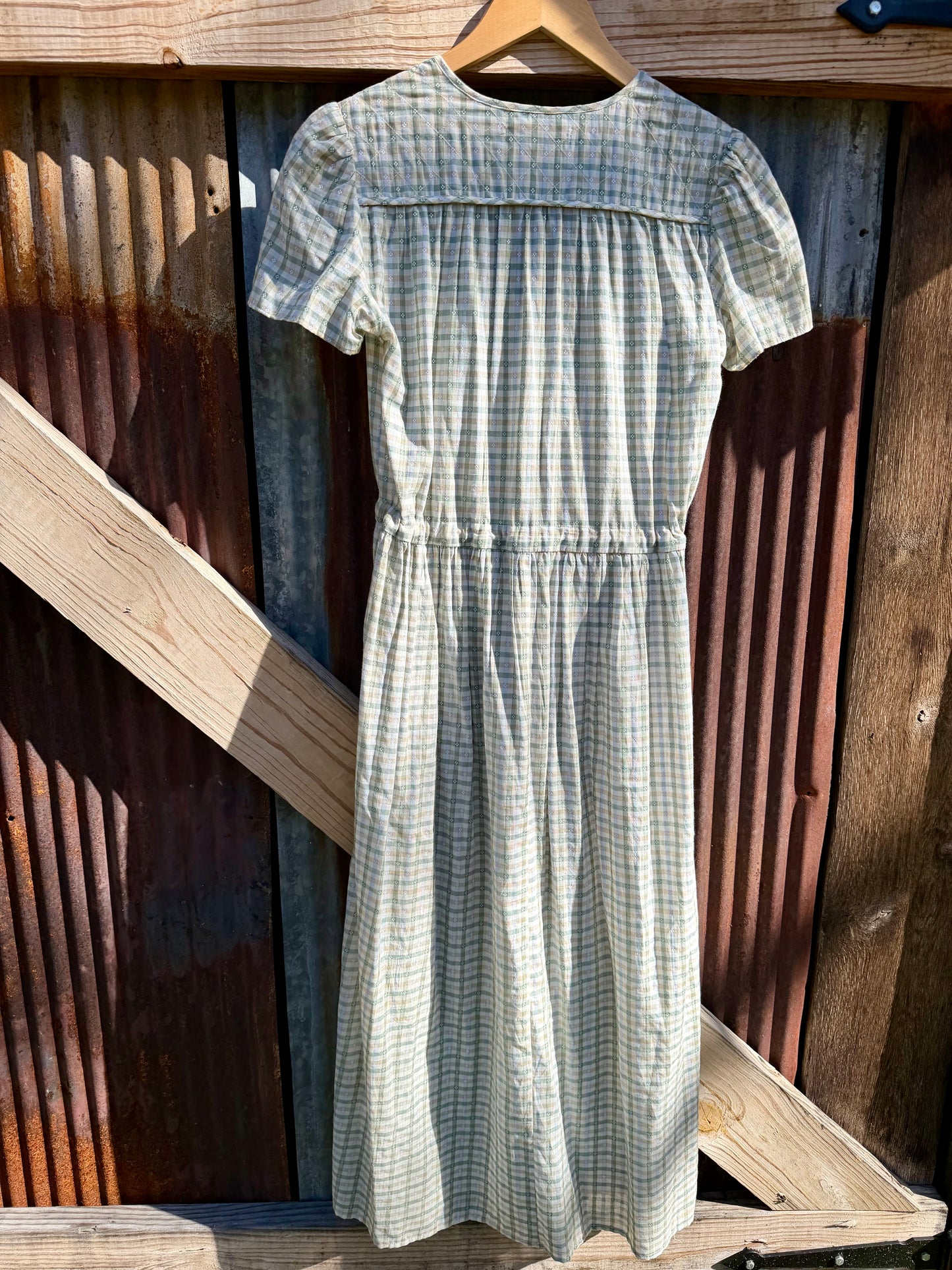 Lotus Gingham Dawn Dress