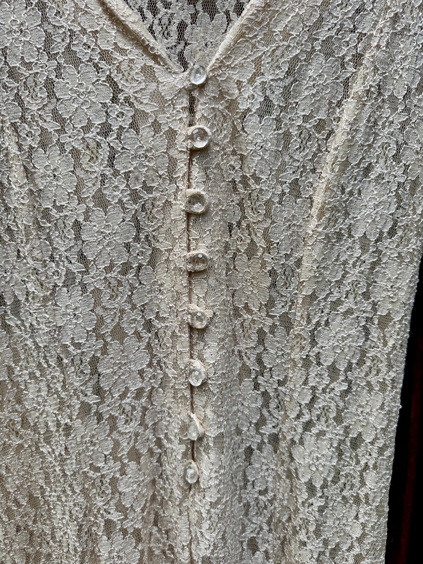 All That Jazz Lace Cream Maxi, 90s