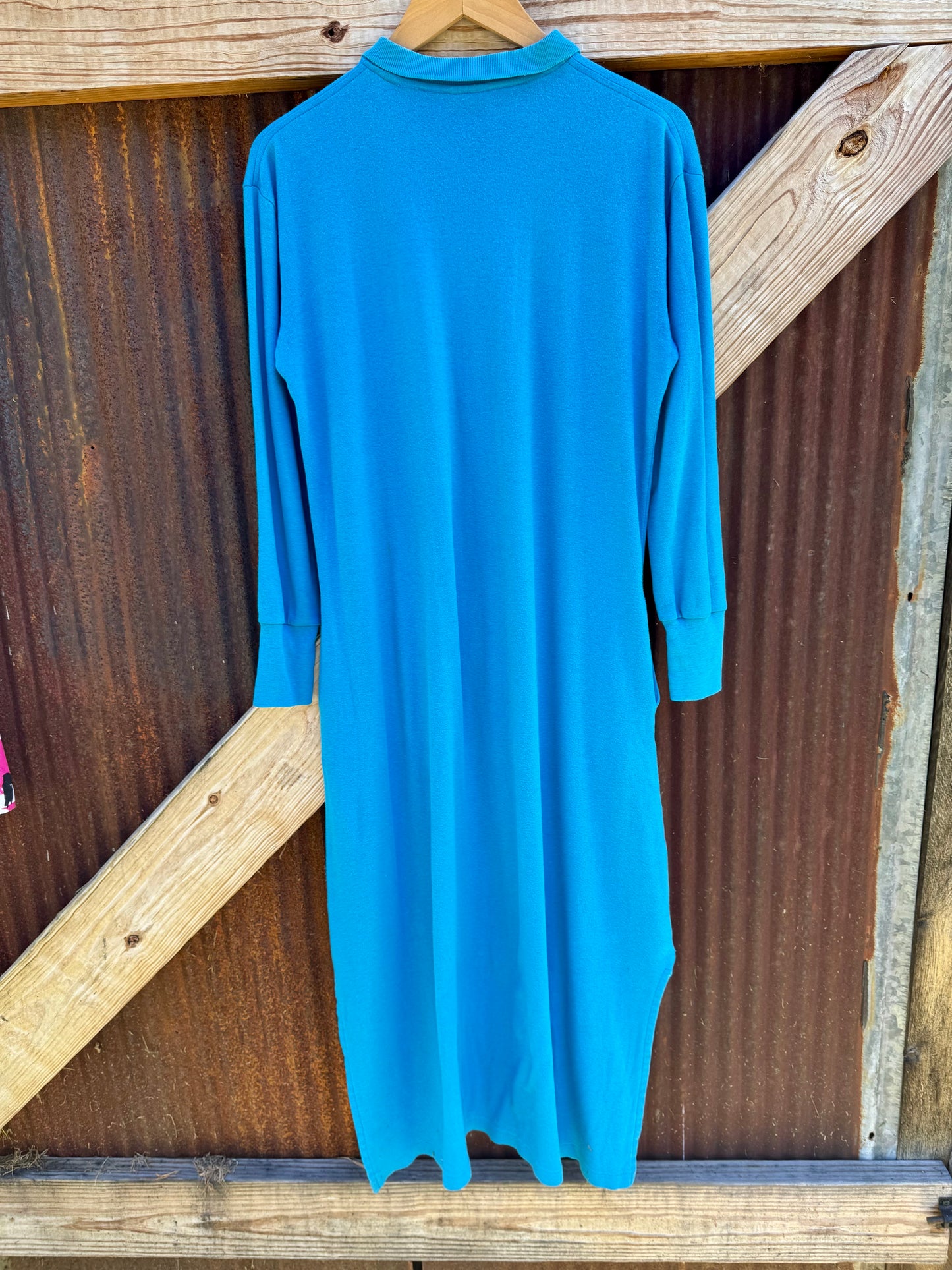 Lands End 1980s Shirt Dress