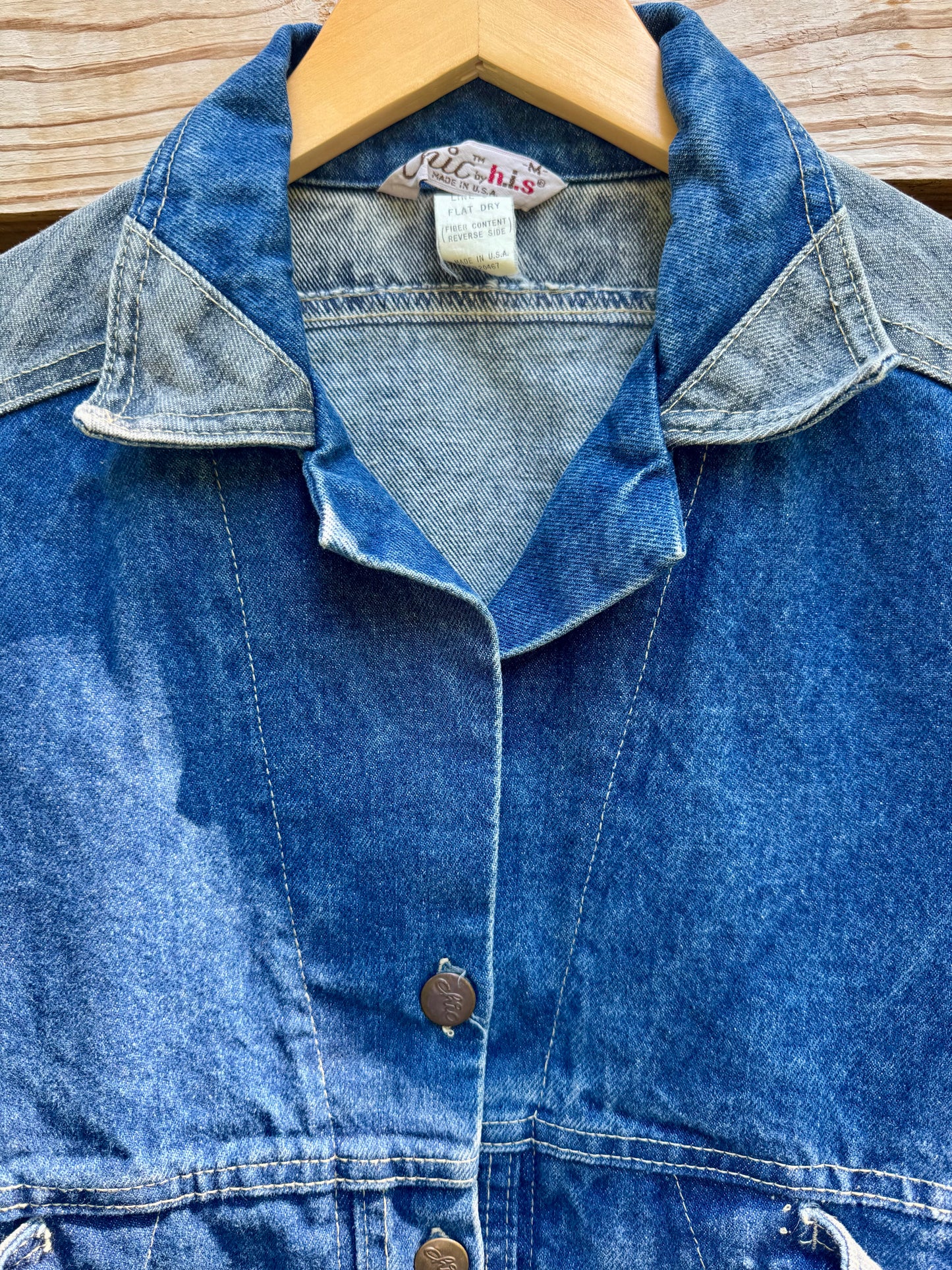 H.I.S Chic Two-Toned Denim Jacket