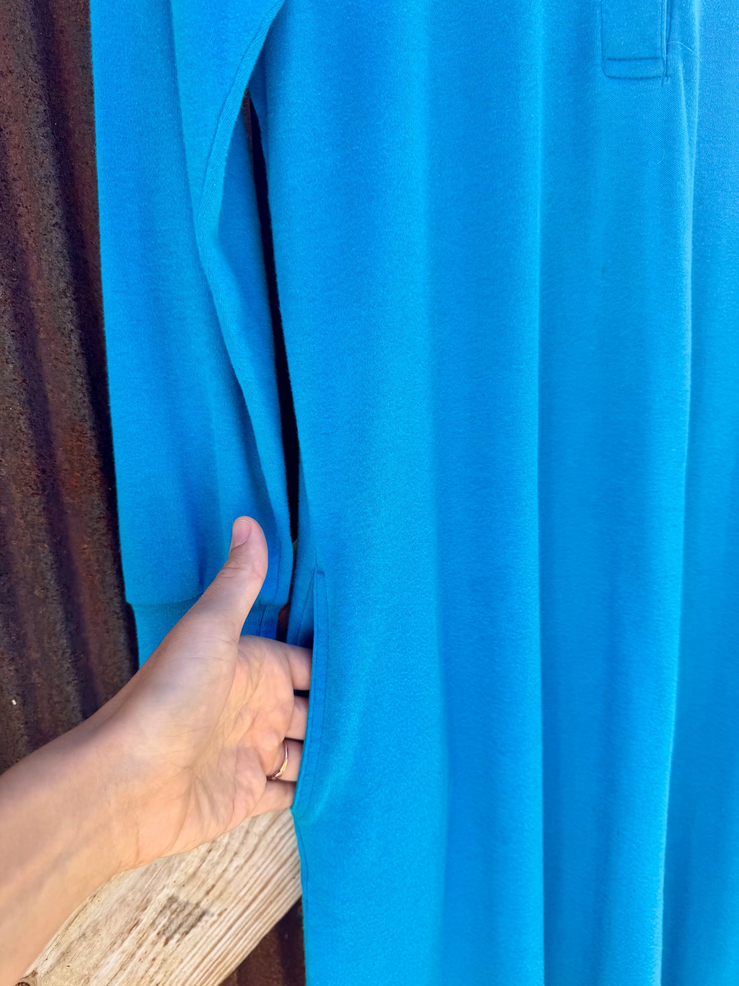 Lands End 1980s Shirt Dress