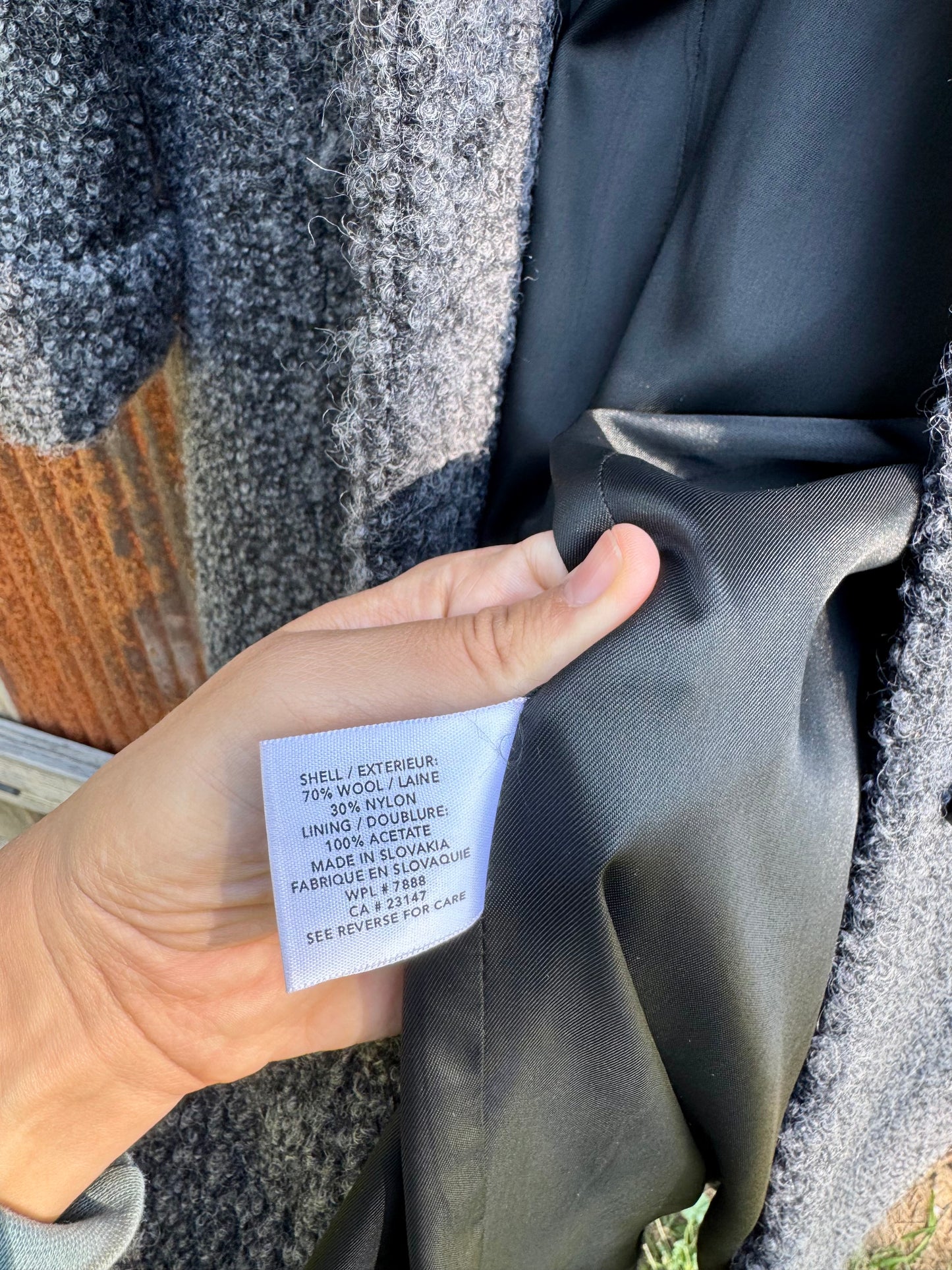 Talbots Wool Trench Coat
