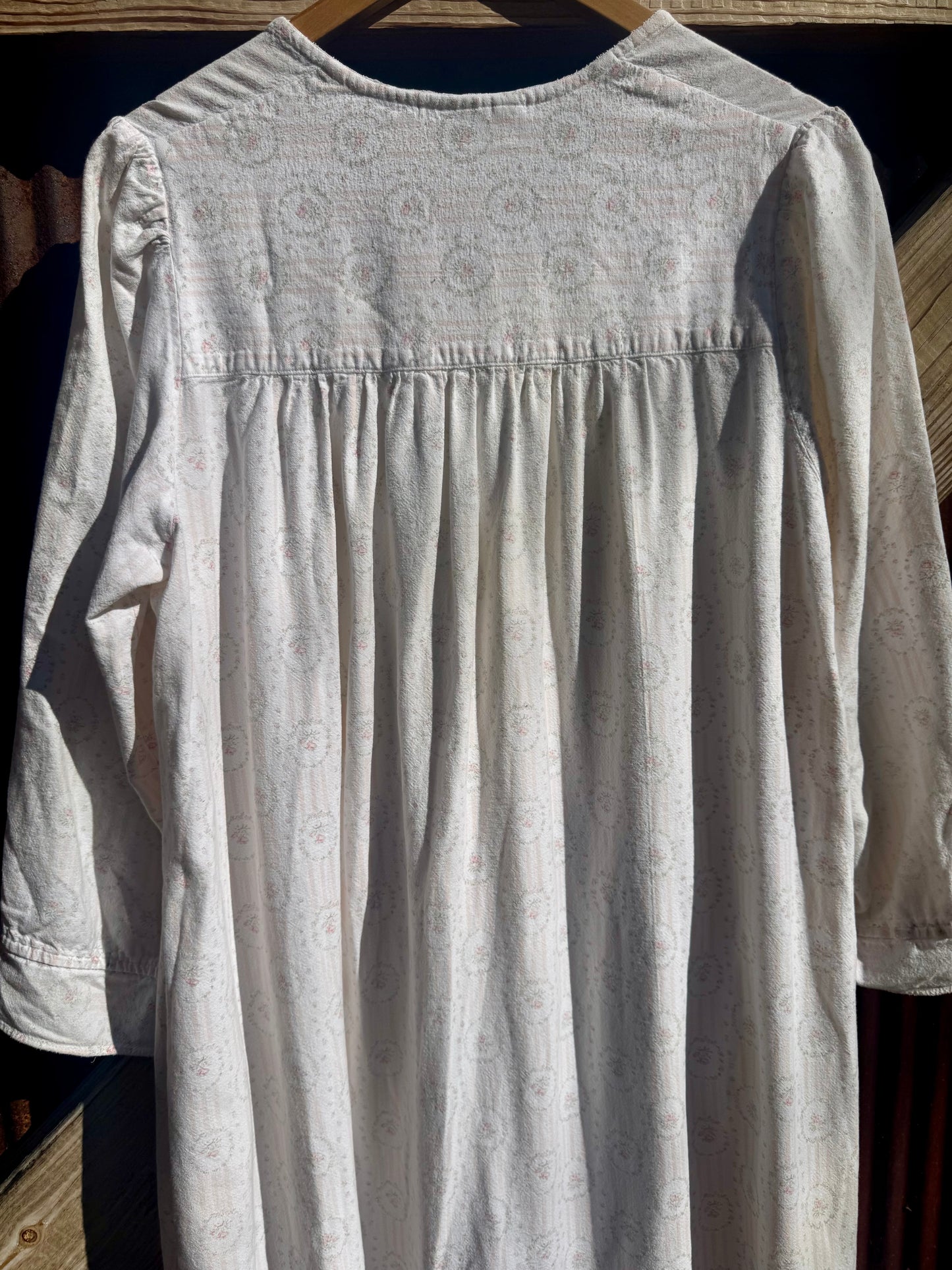 80s Cotton Floral Maxi or Nighty