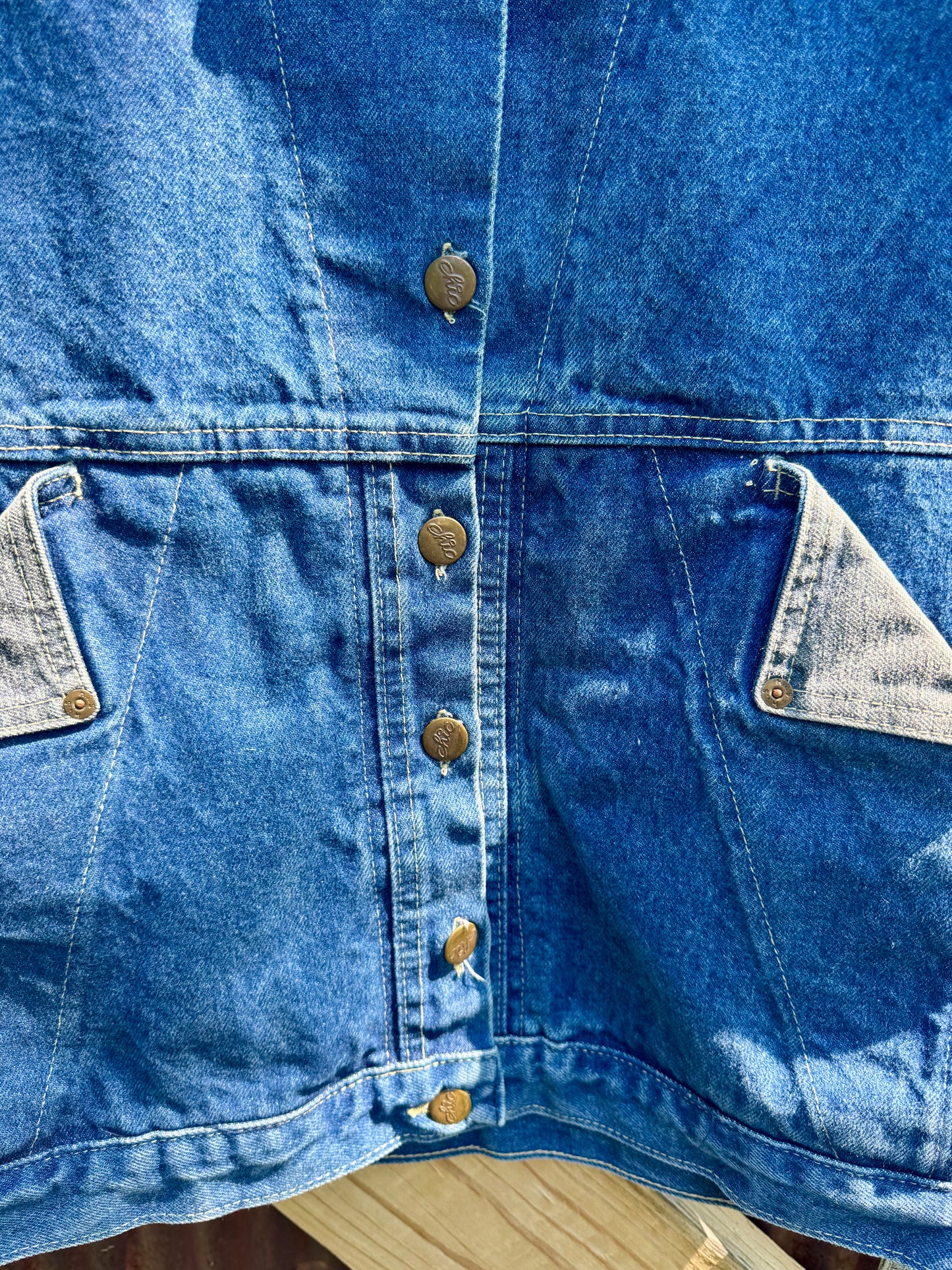 H.I.S Chic Two-Toned Denim Jacket