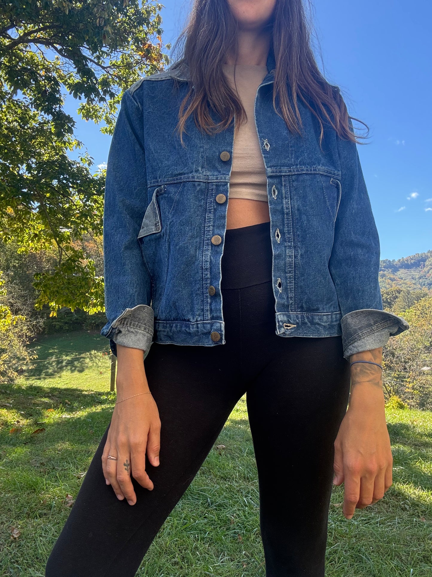 H.I.S Chic Two-Toned Denim Jacket