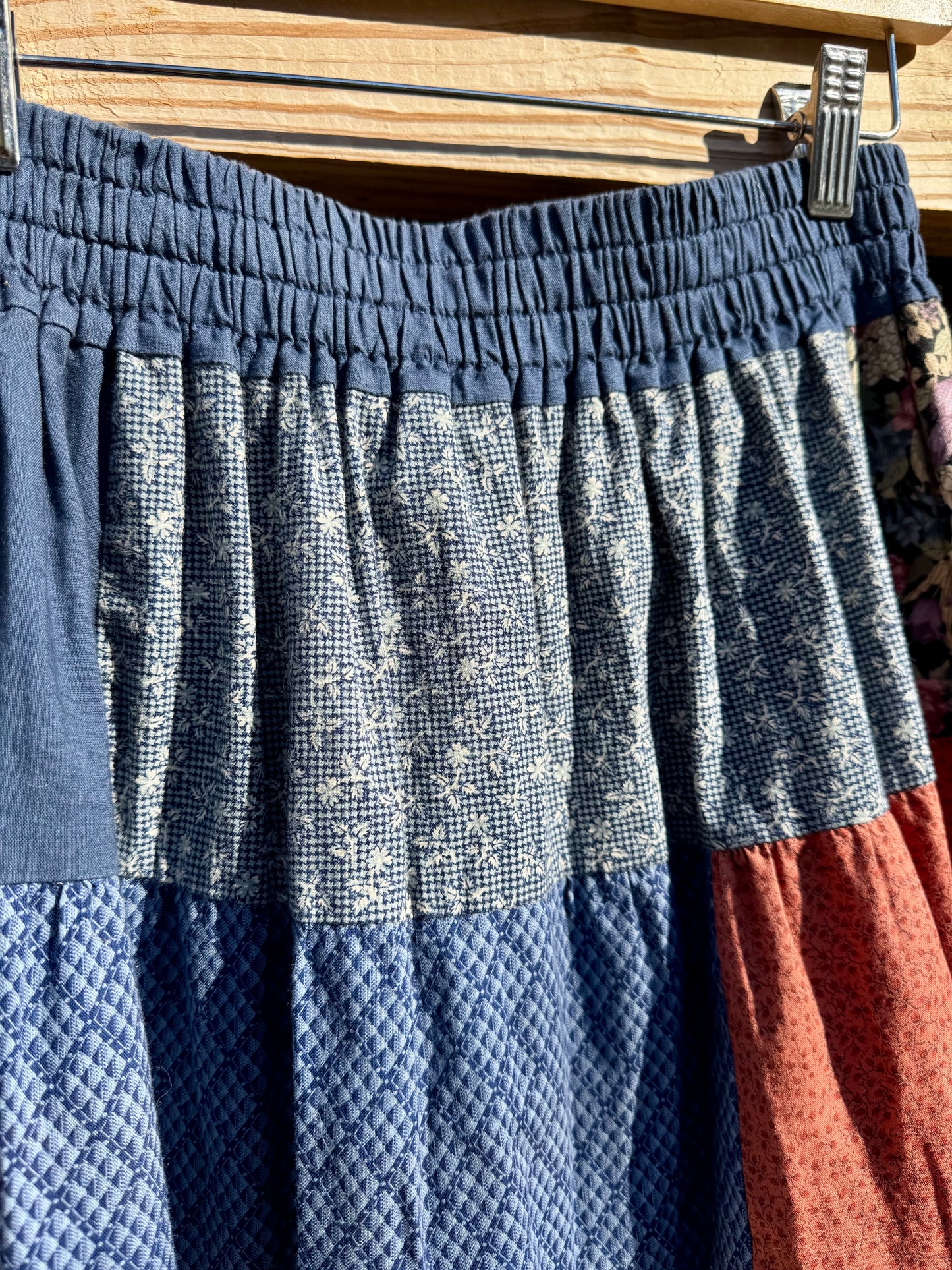 Cotton Patchwork Skirt