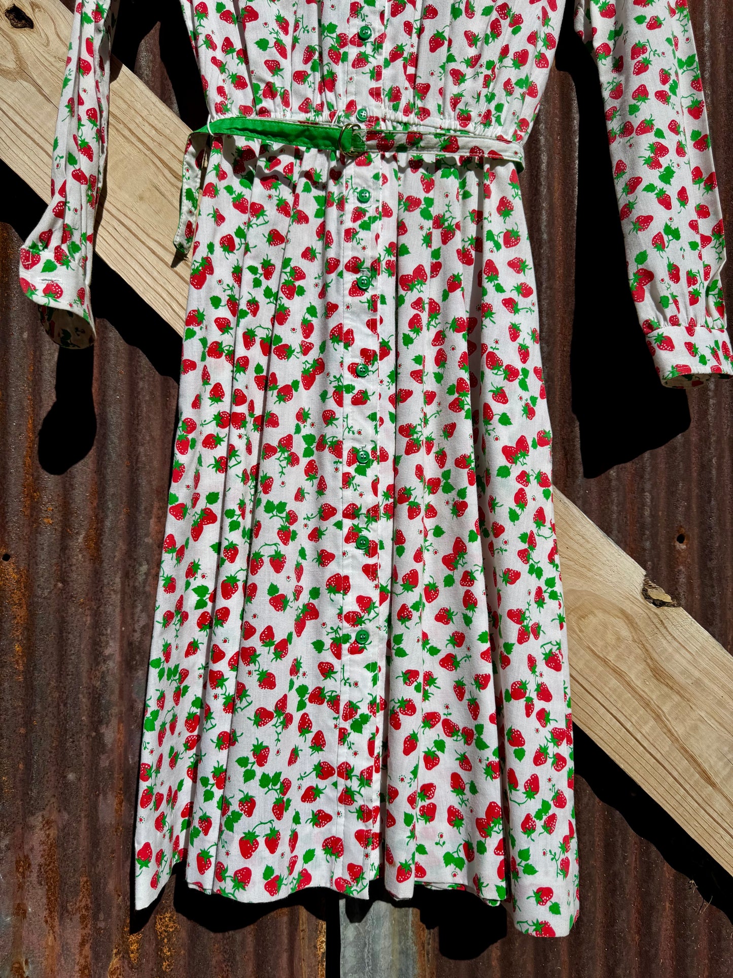 70s Lanz Strawberry Dress