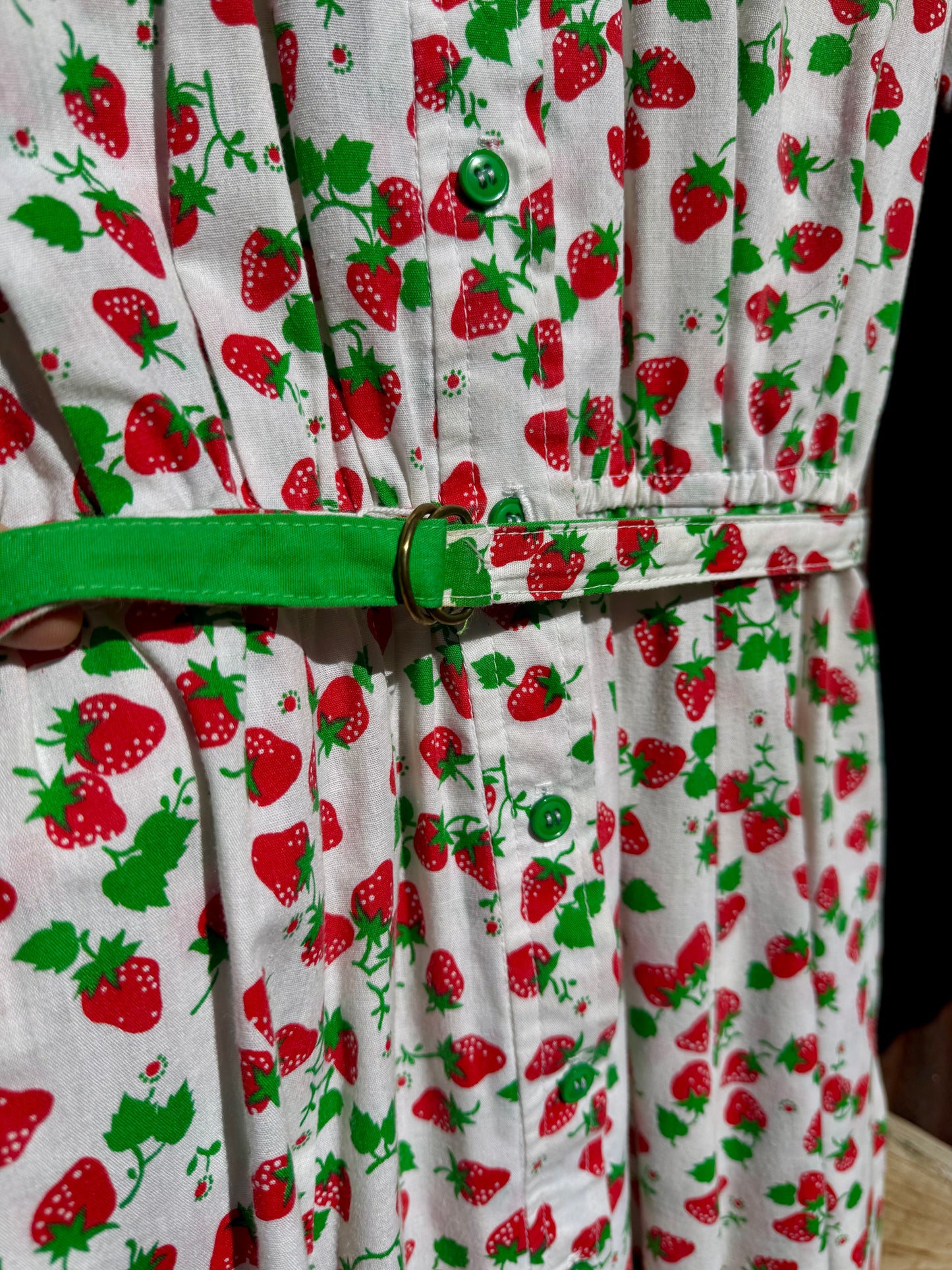 70s Lanz Strawberry Dress