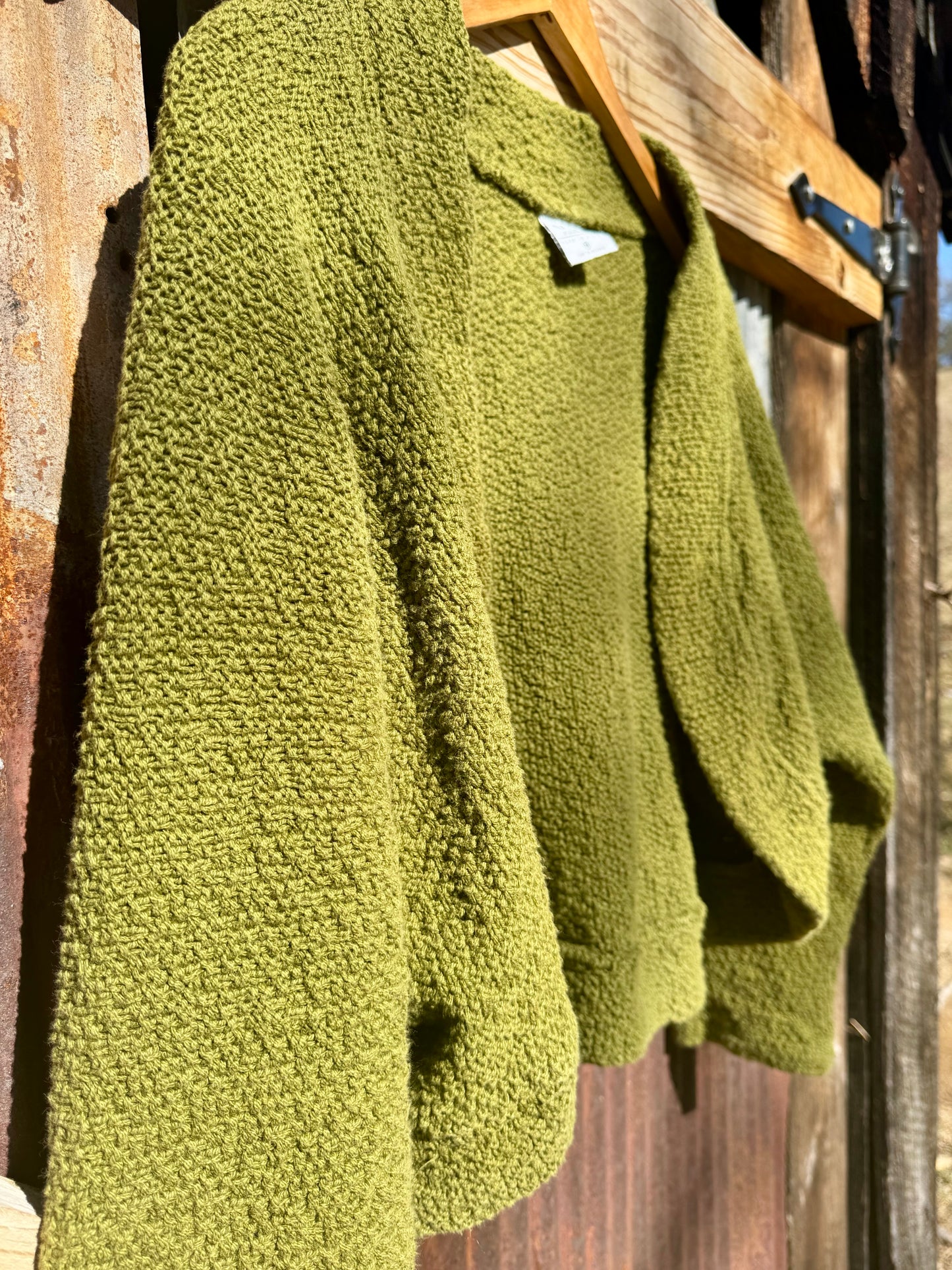 90s CMC Green Knit Cardigan