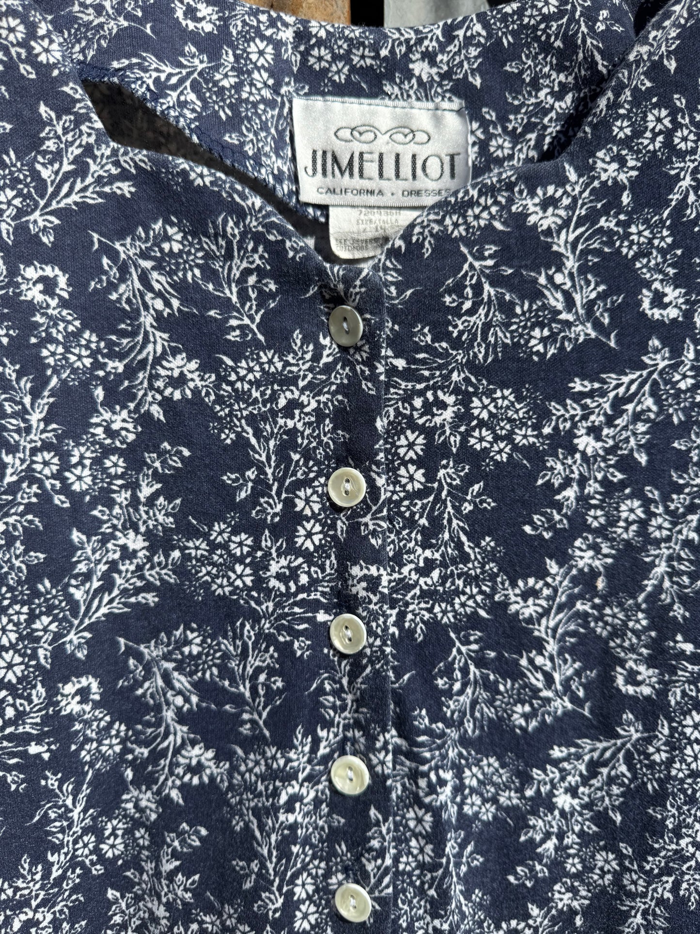 Vintage Cotton Floral Mini