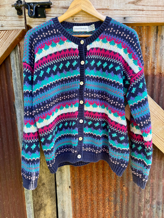 Cotton Ramie Knit Cardigan