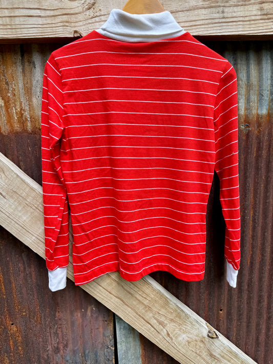 Country Cotton Striped Turtleneck