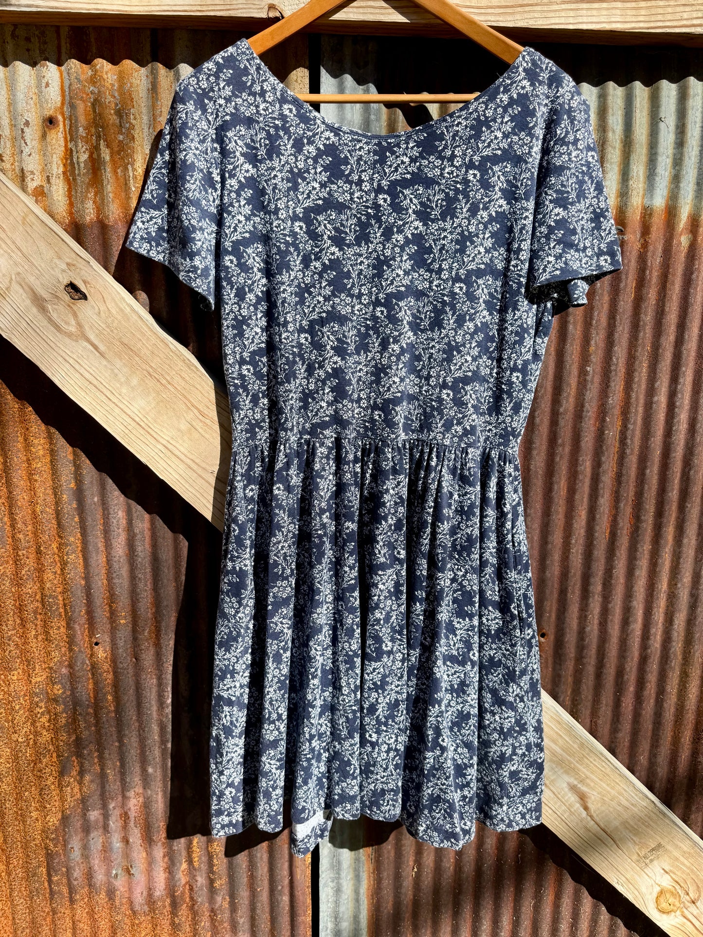 Vintage Cotton Floral Mini