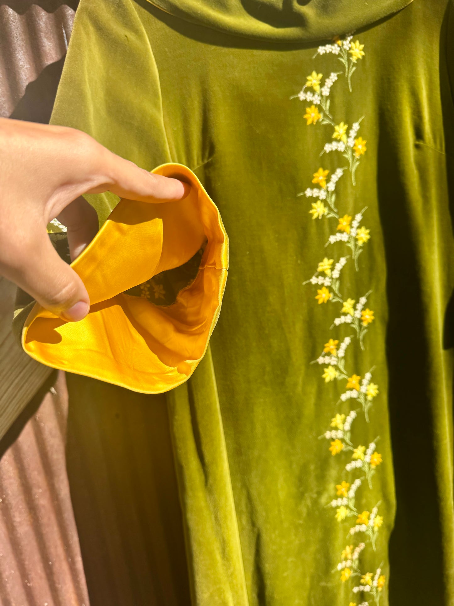 Kamore Cotton Velvet Dress