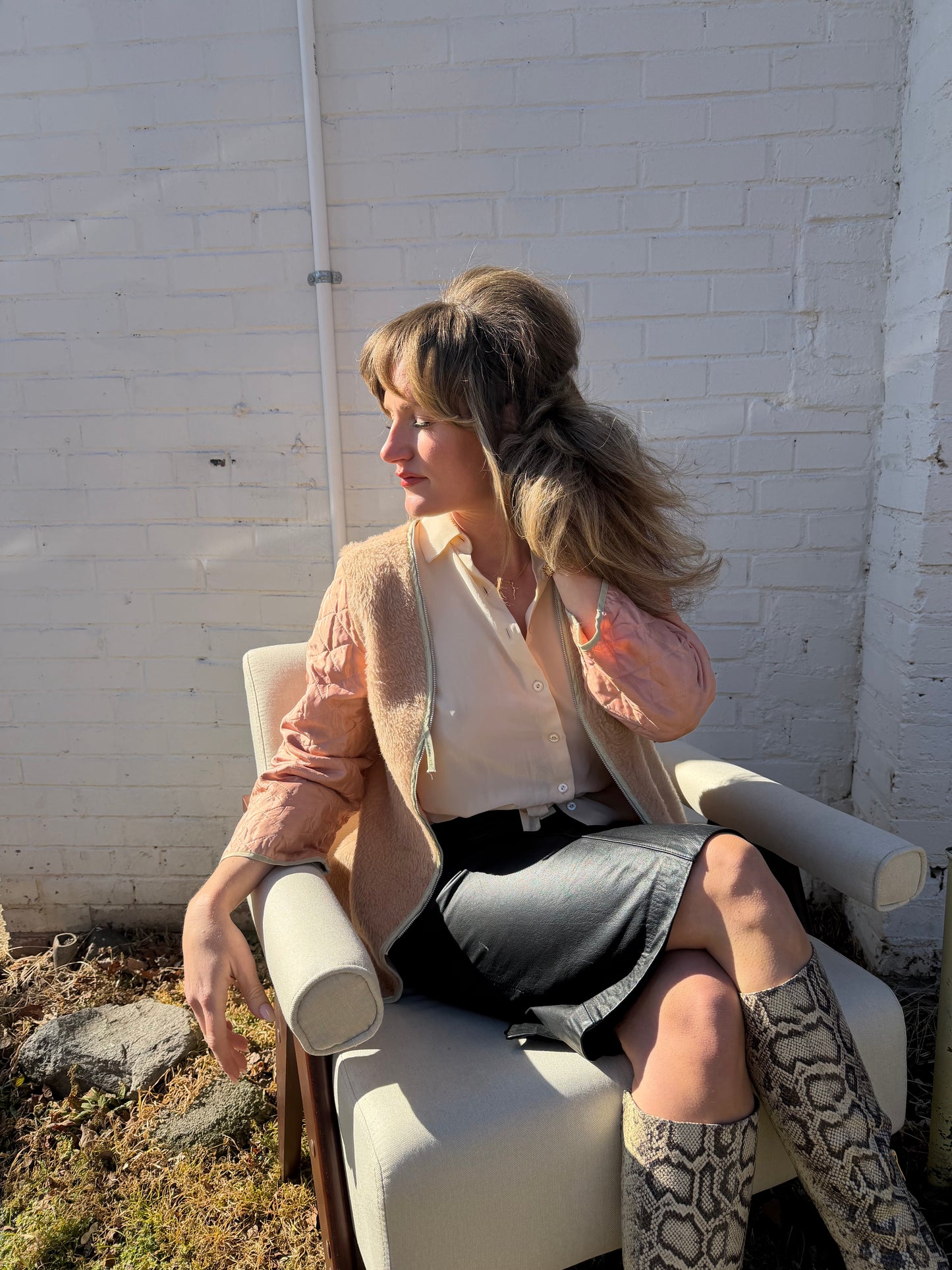 Champagne Quilted Liner