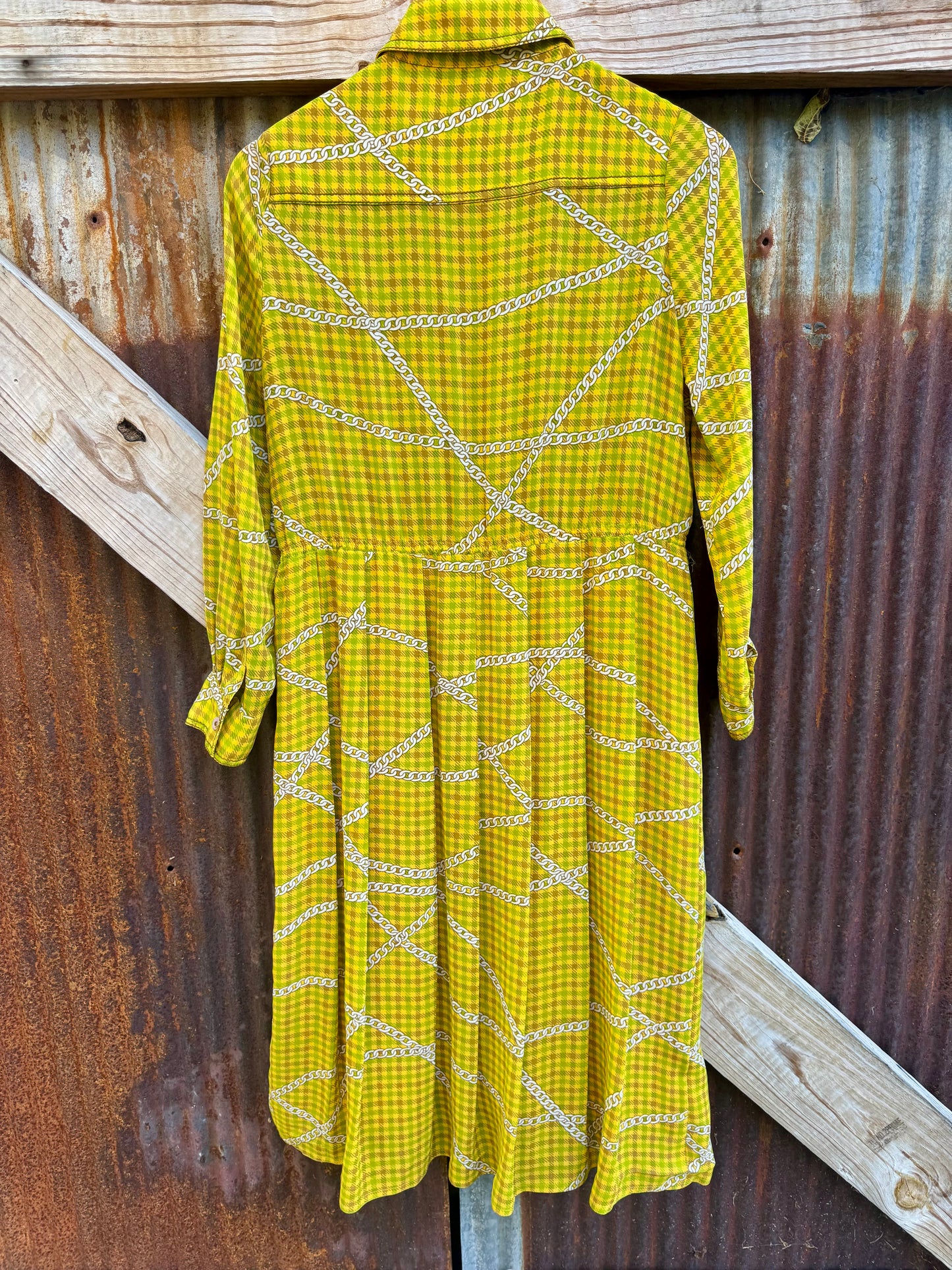 60s Ibeeru Pleated Dress