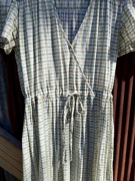 Lotus Gingham Dawn Dress
