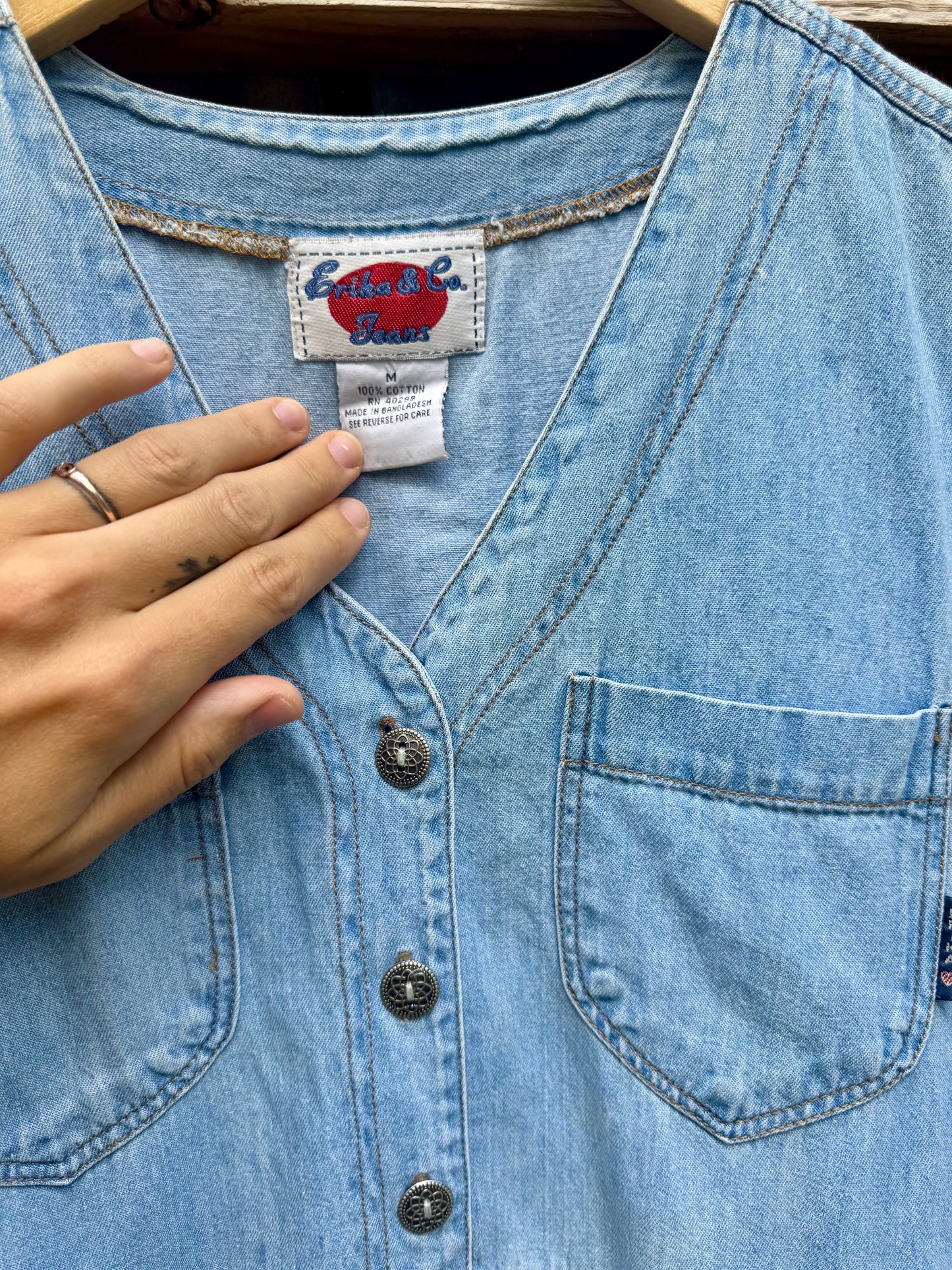 90s, Erika Jean Co Denim Babydoll