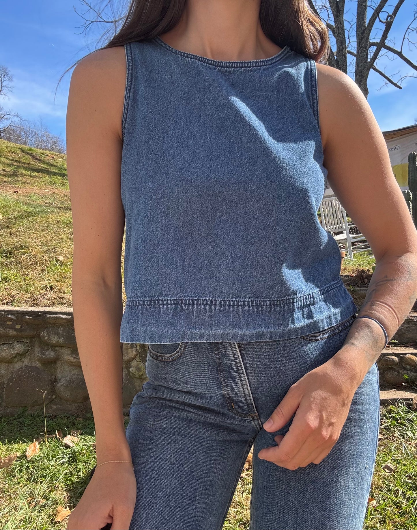 90s Denim Tank Top