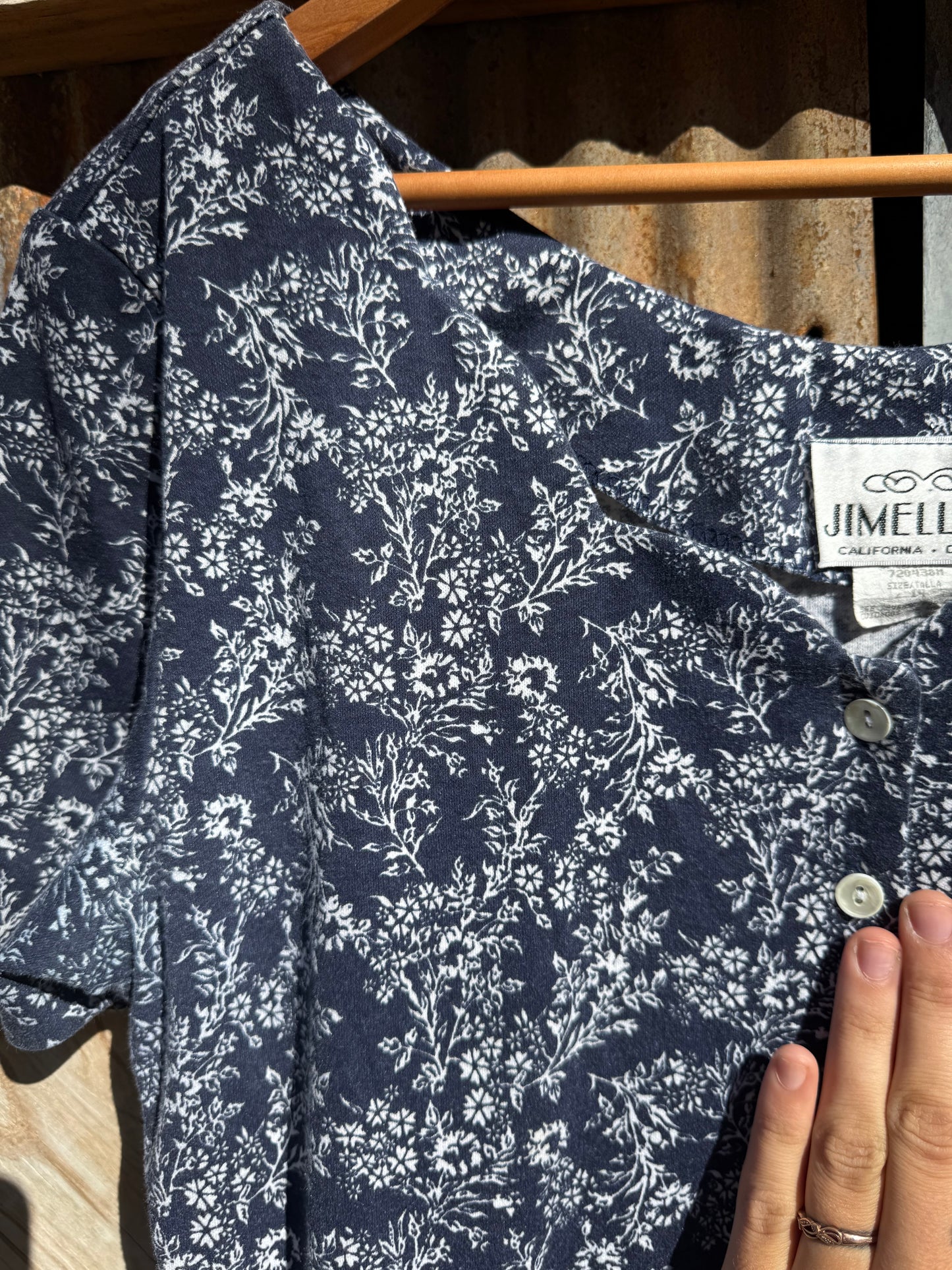 Vintage Cotton Floral Mini