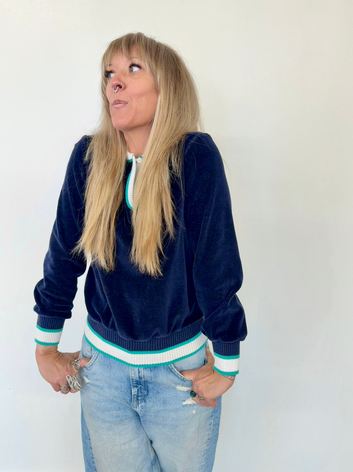 1970s Velour Sweater