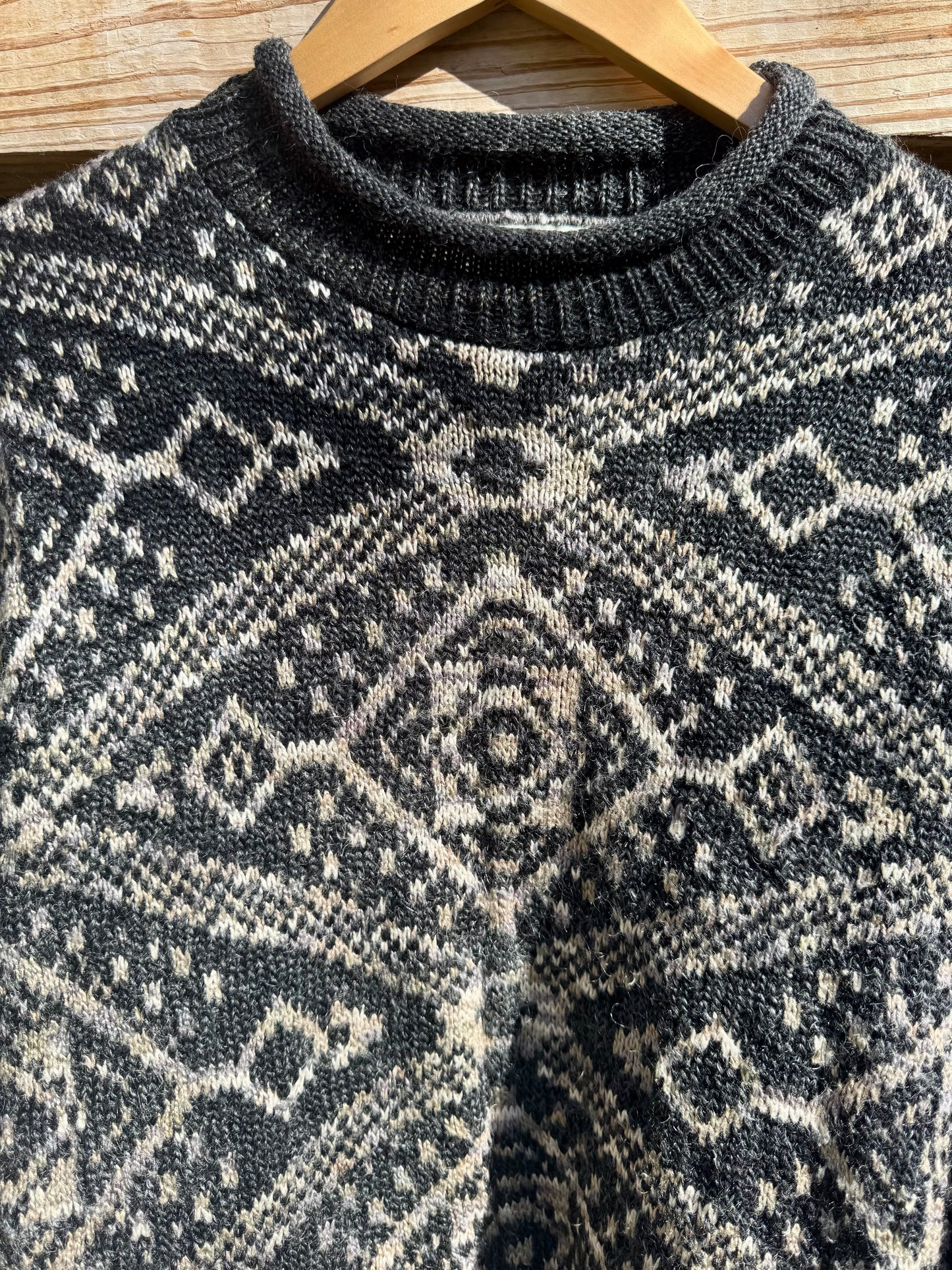 Mohair Blend Grandpa Sweater