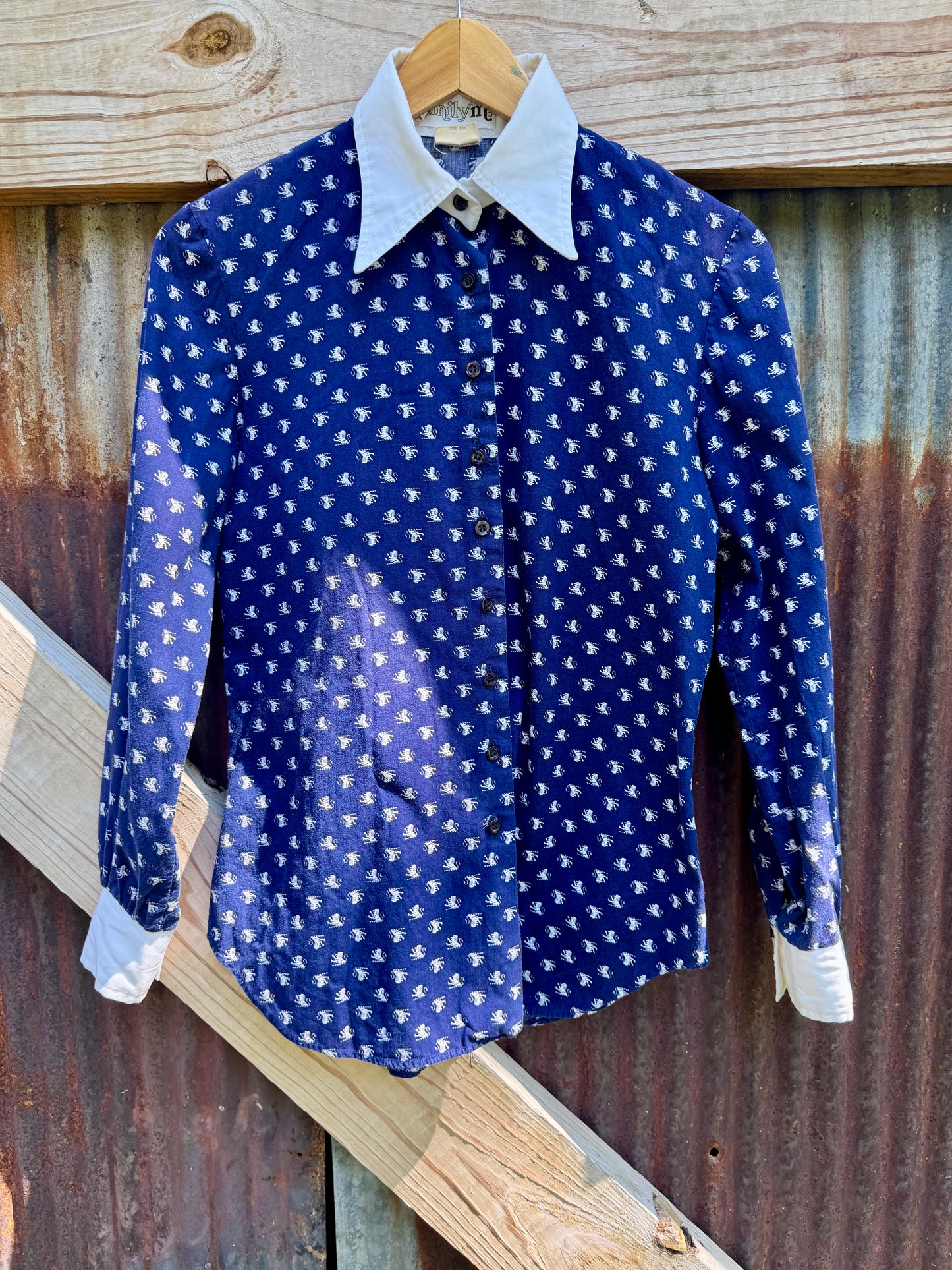 Lion Cotton Blouse