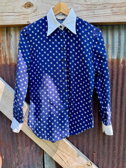 Lion Cotton Blouse
