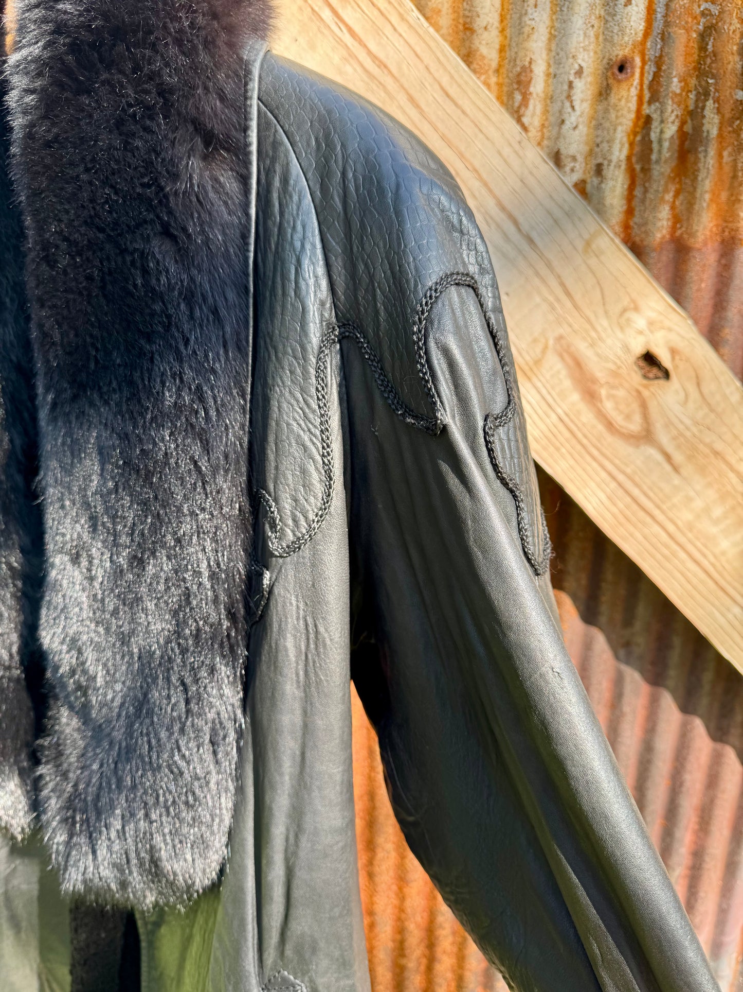 Lamb Napa Jacket, Removable Fur