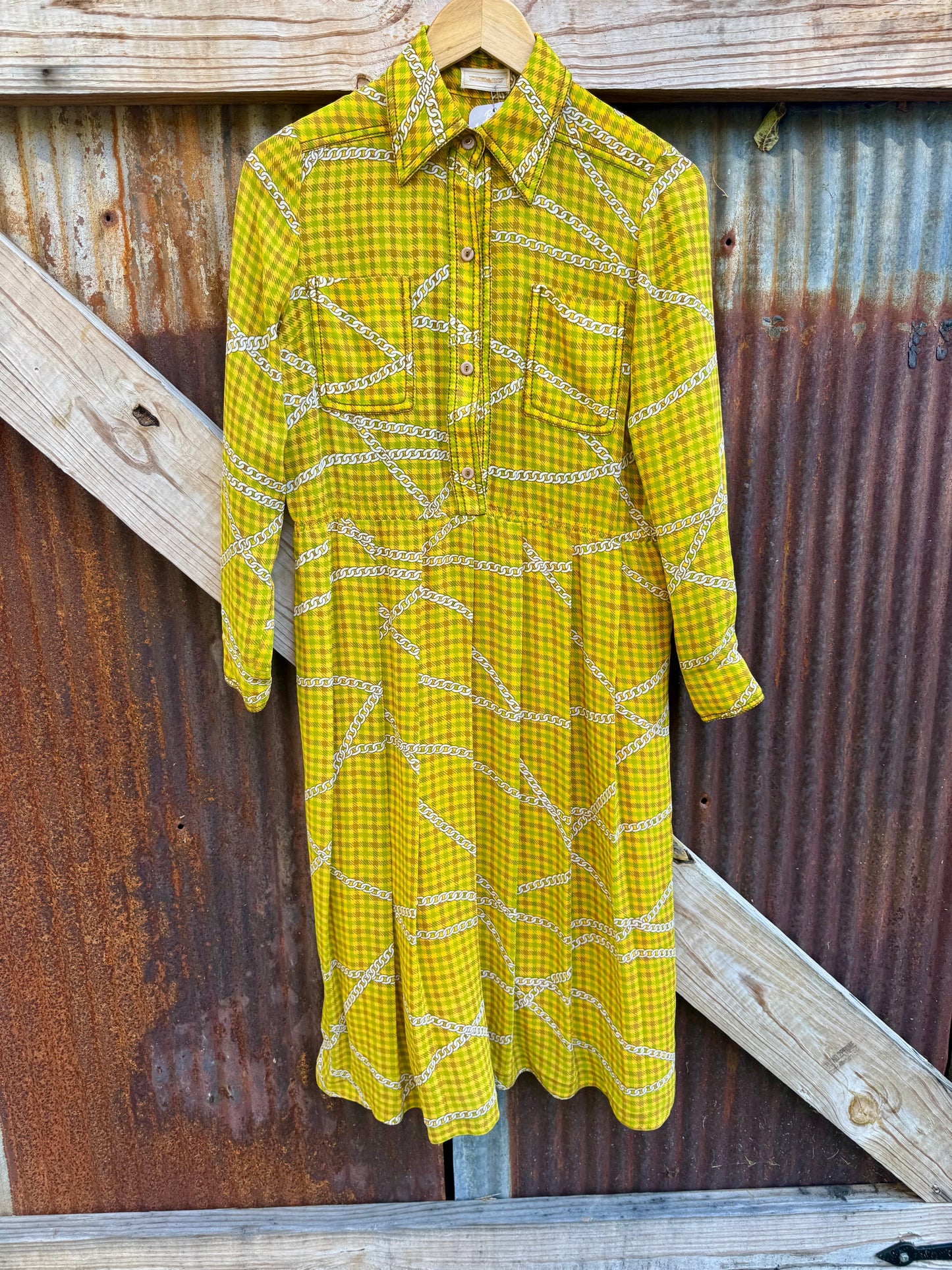 60s Ibeeru Pleated Dress