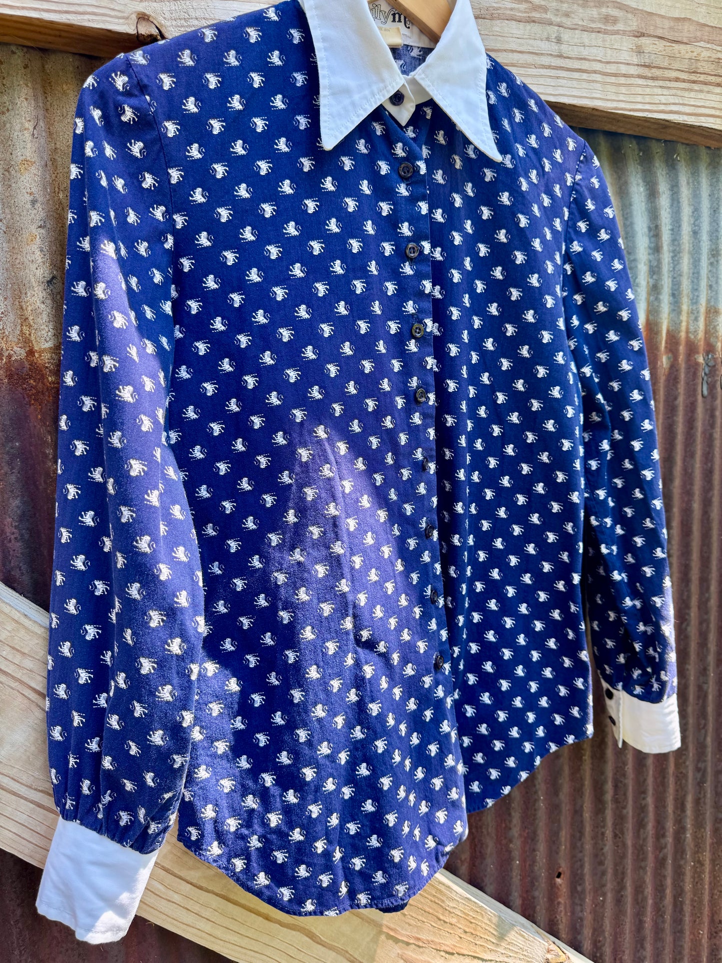 Lion Cotton Blouse