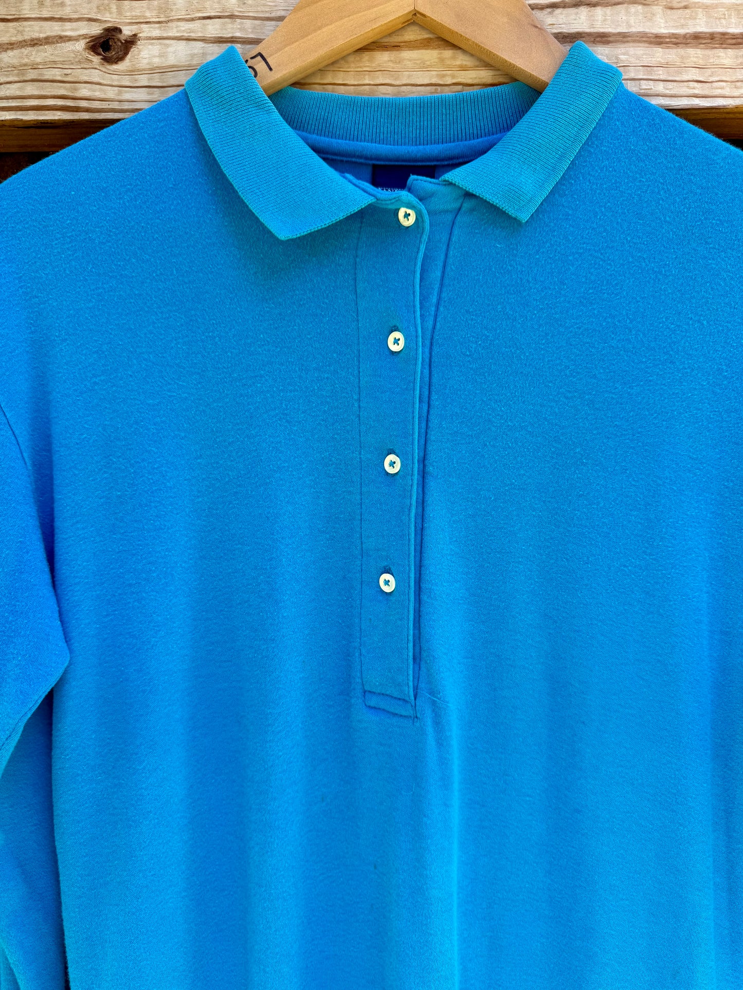 Lands End 1980s Shirt Dress
