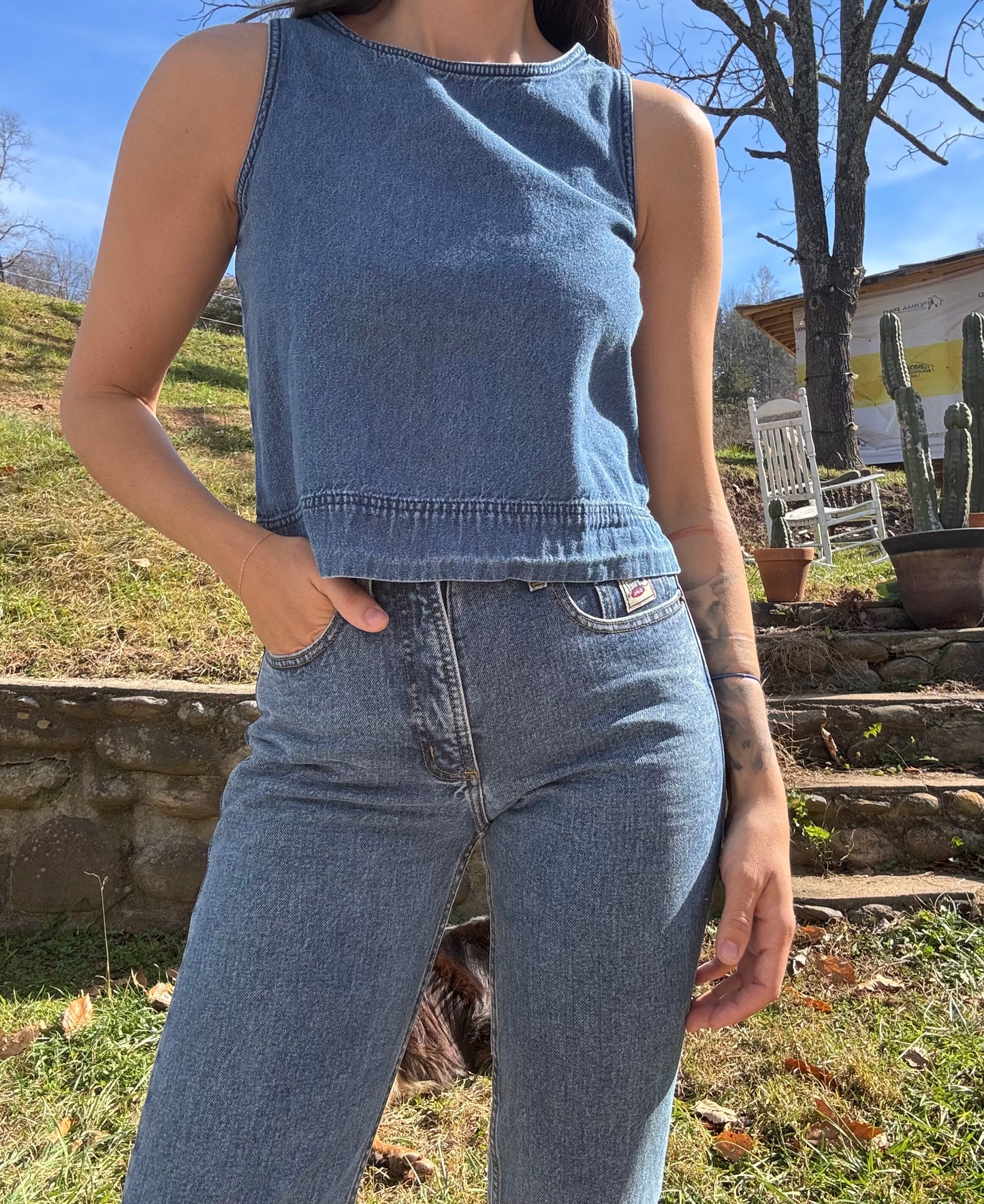 90s Denim Tank Top