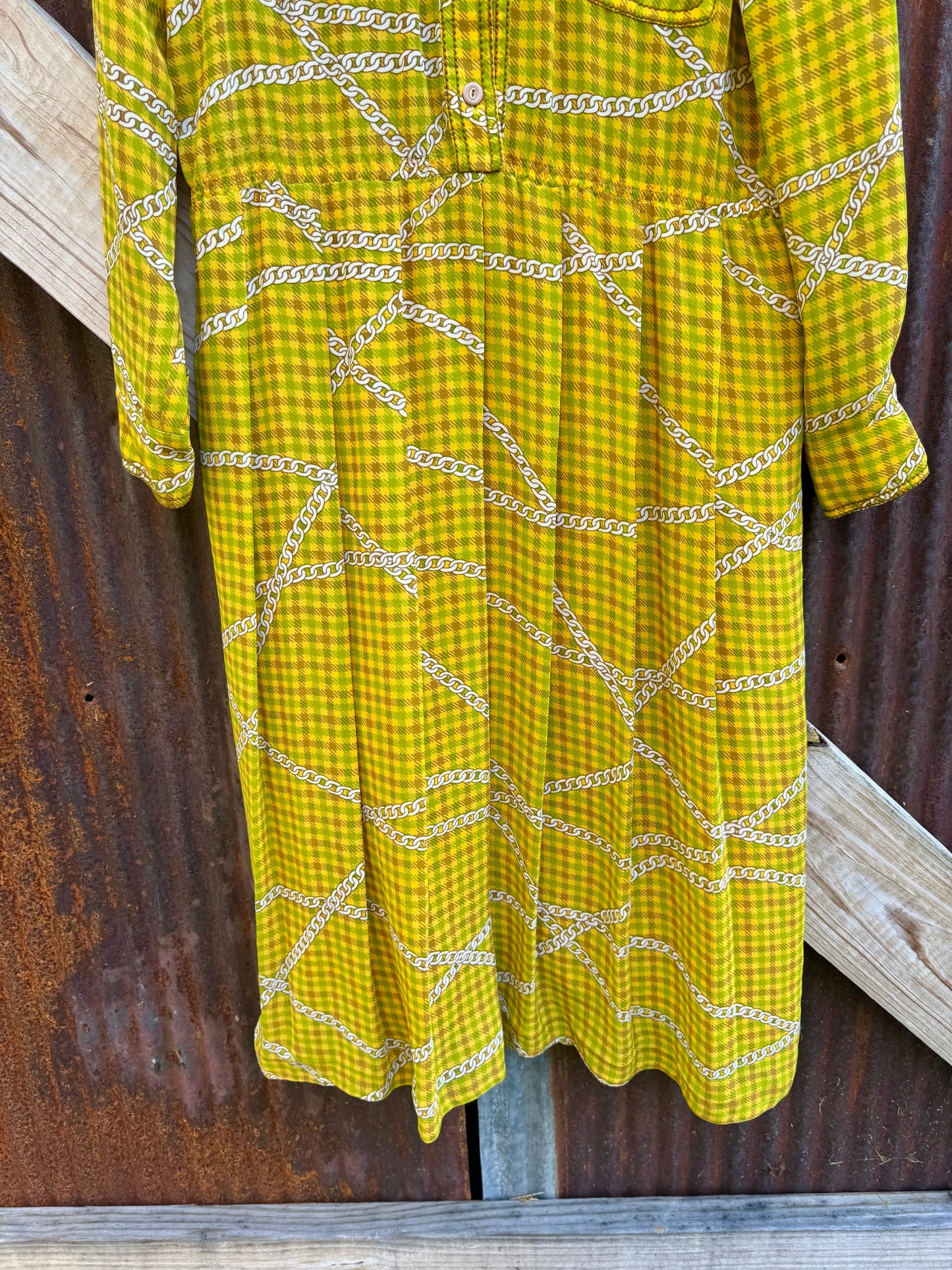 60s Ibeeru Pleated Dress