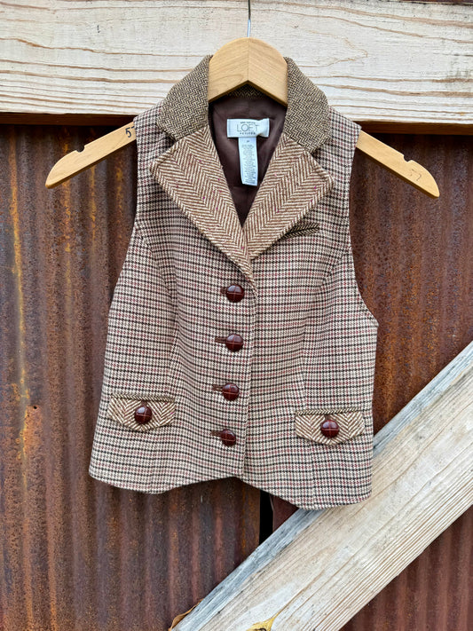 Houndstooth Vest