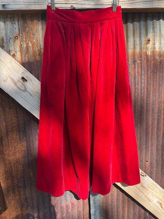 Velvet Skirt
