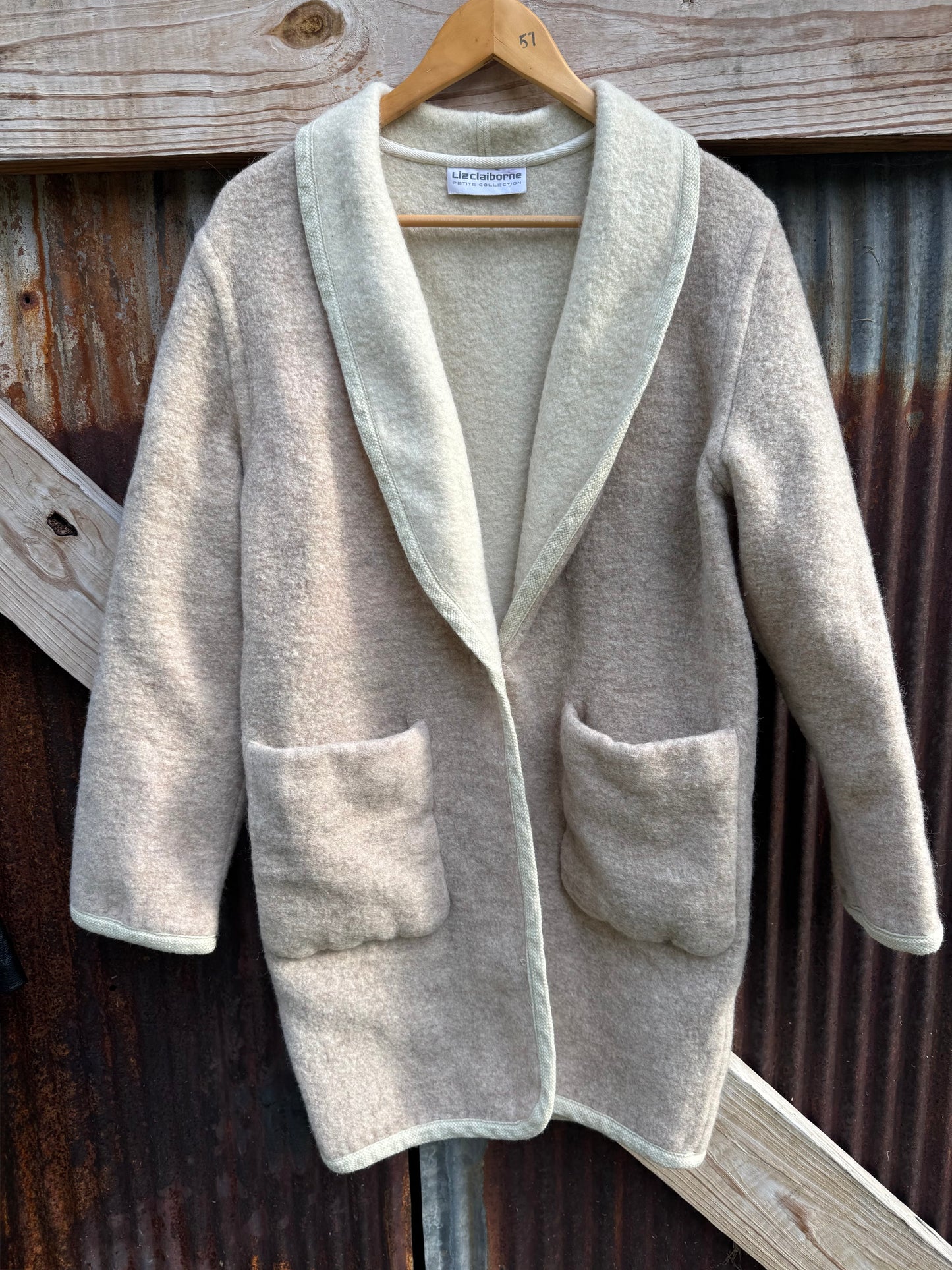 Oatmeal Wool Jacket