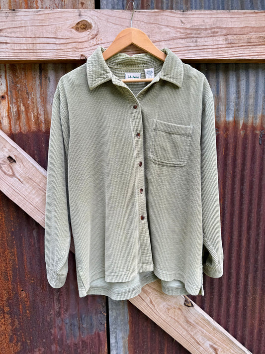 LL Bean Wide Wale Corduroy Buttondown