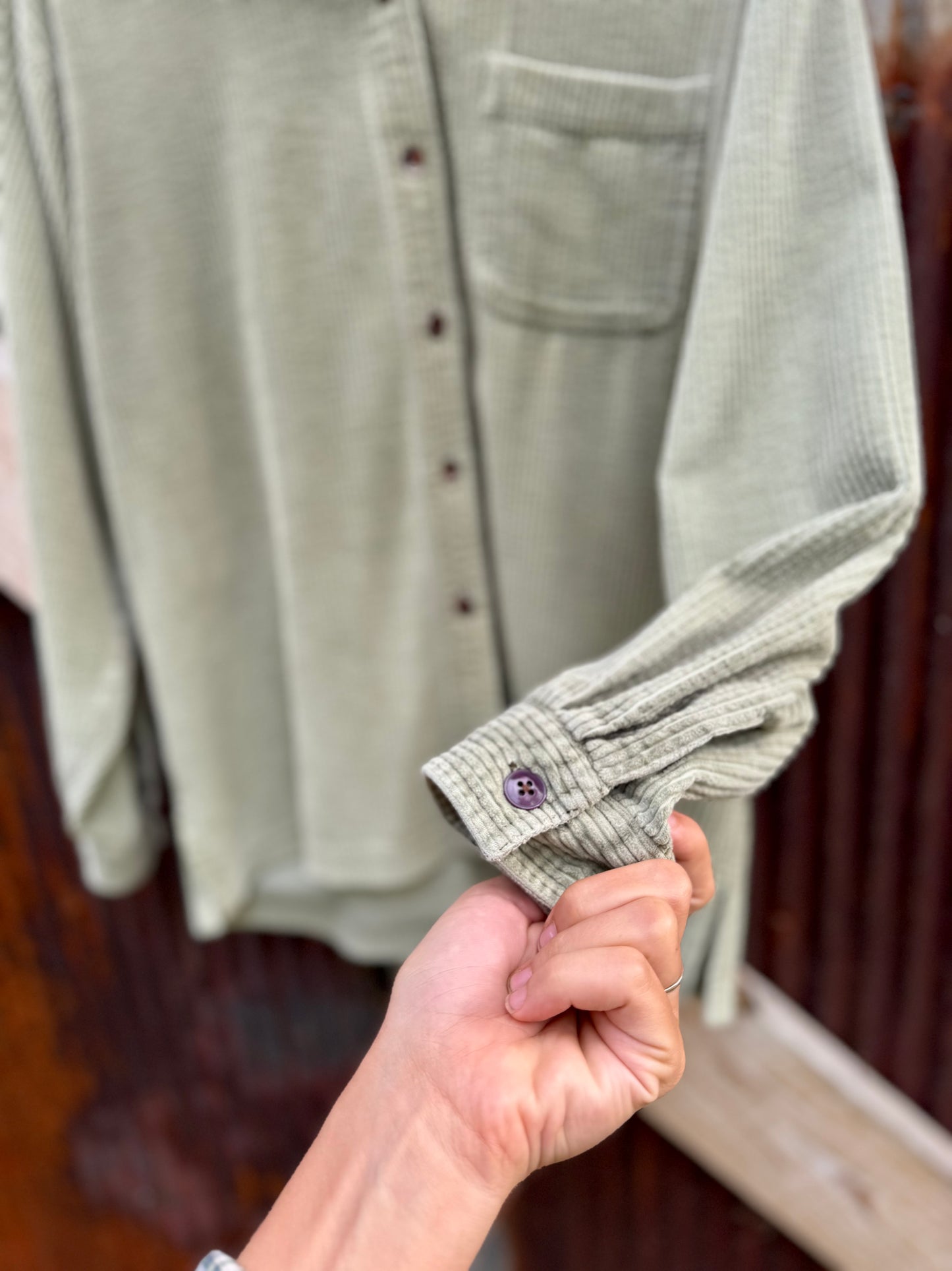 LL Bean Wide Wale Corduroy Buttondown
