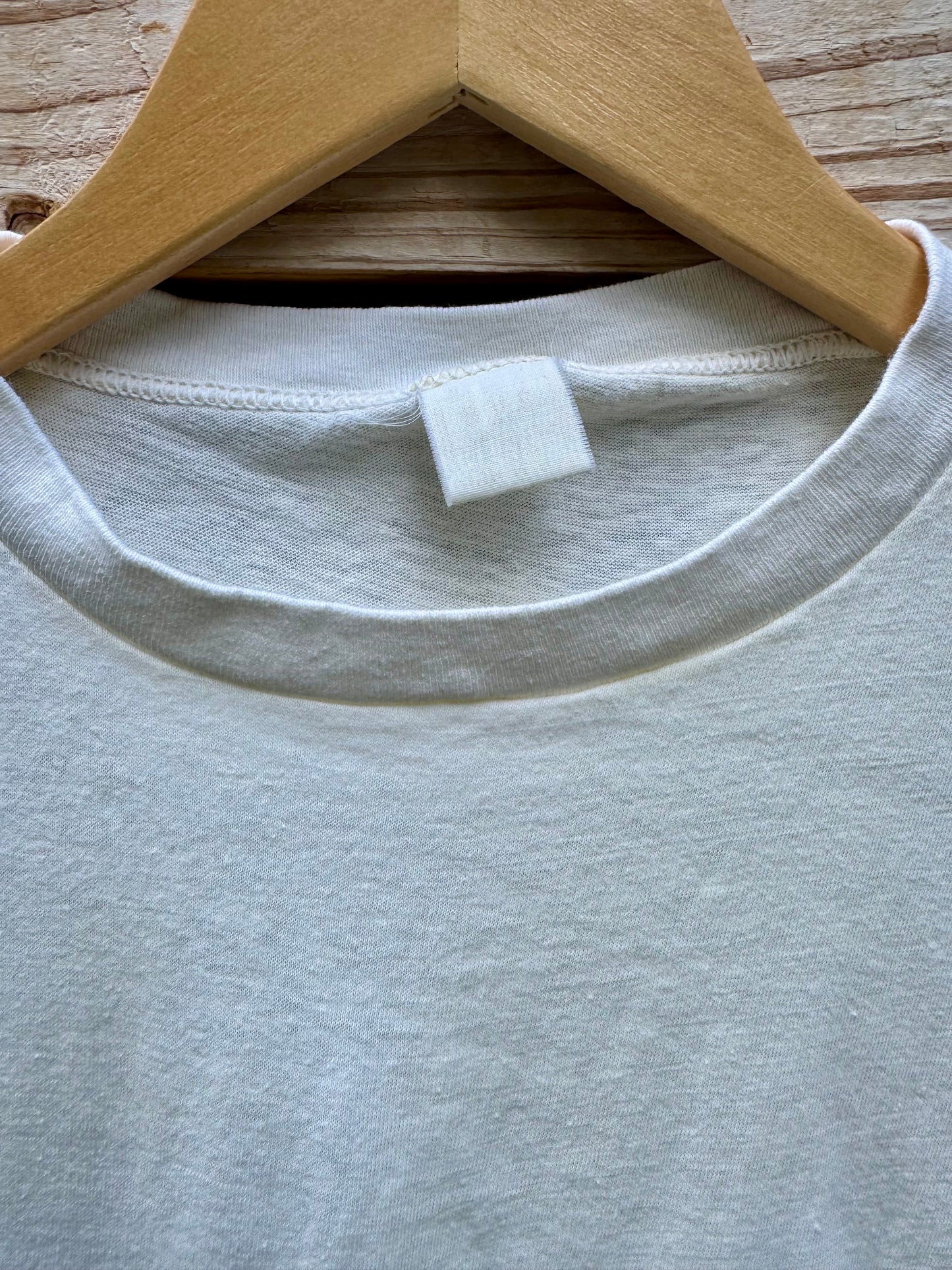 Vintage Single Stitch White Tee
