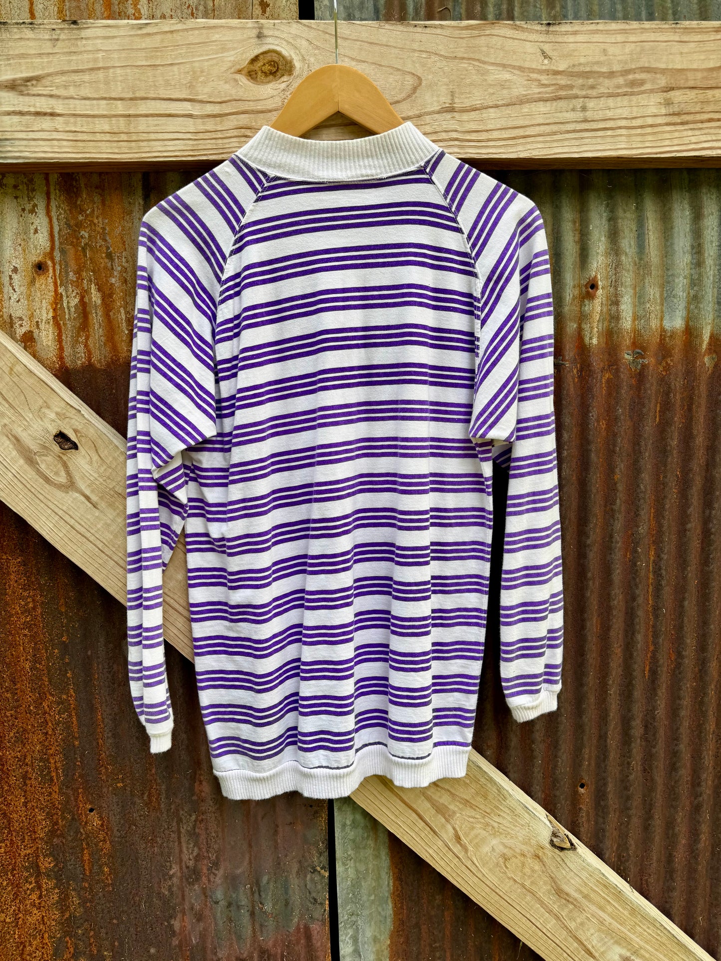 90s Cotton & Bows Striped Shirt