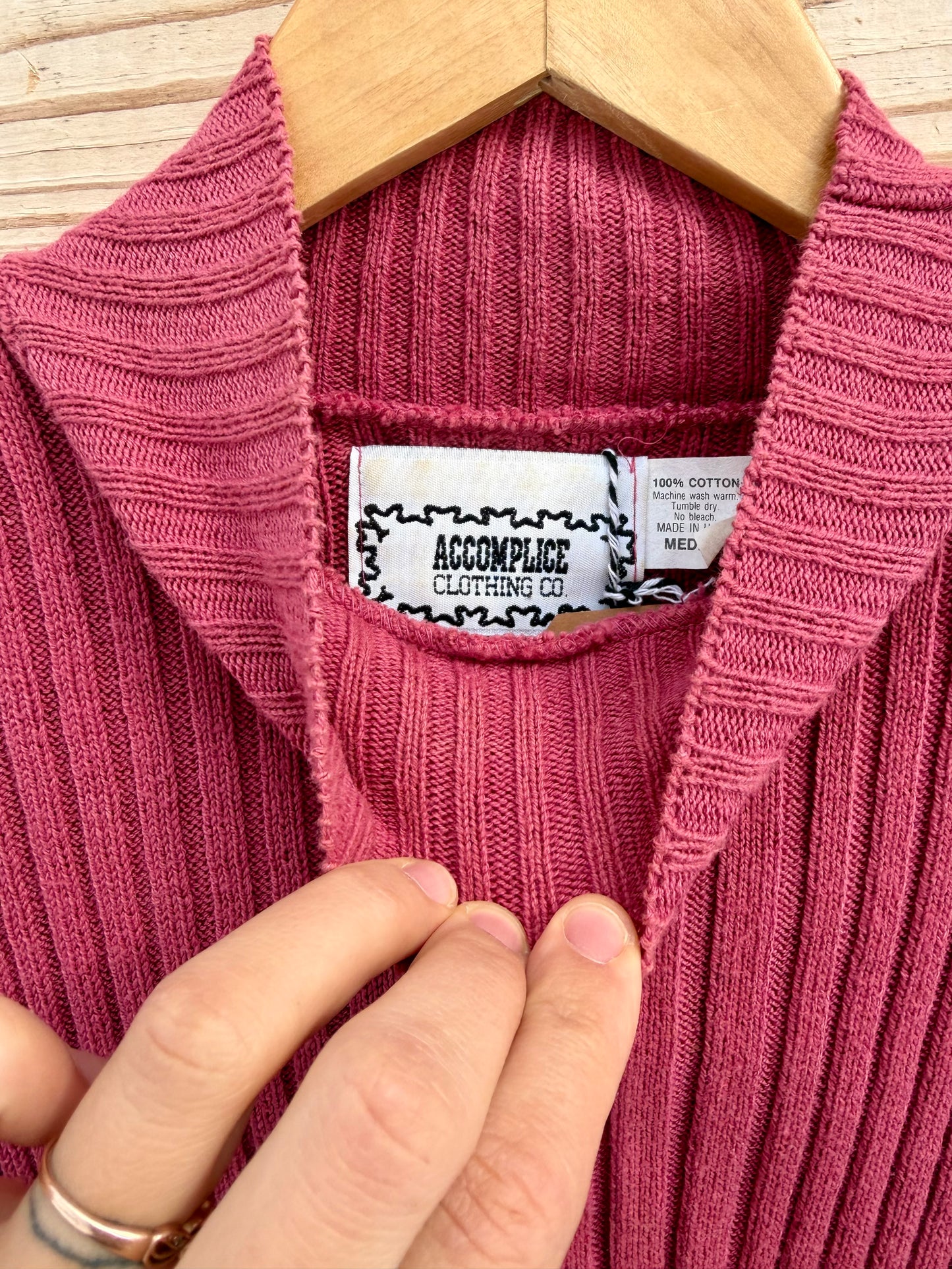 90s Accomplice Ribbed Knit