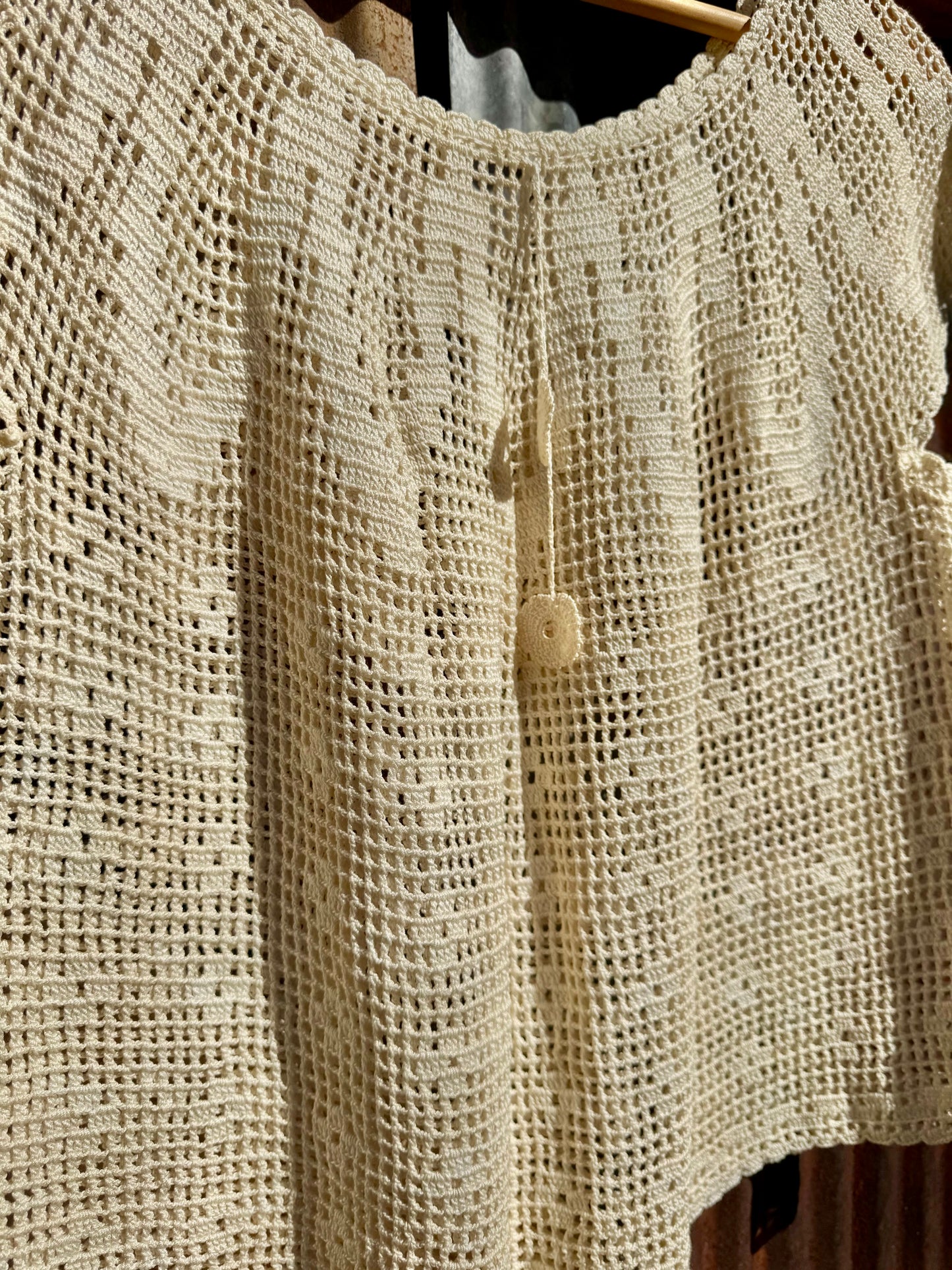 Crotchet A-Line Blouse