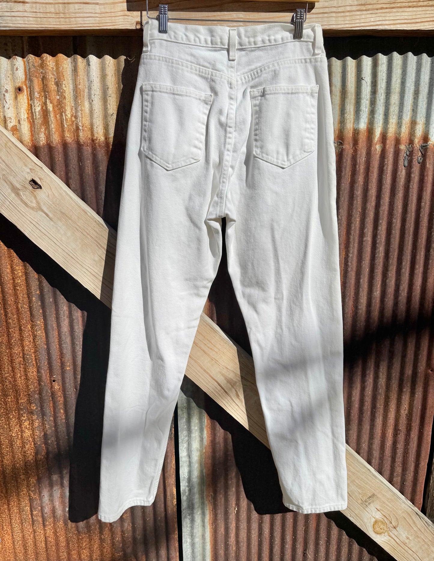 1990s White Faded Glory Denim