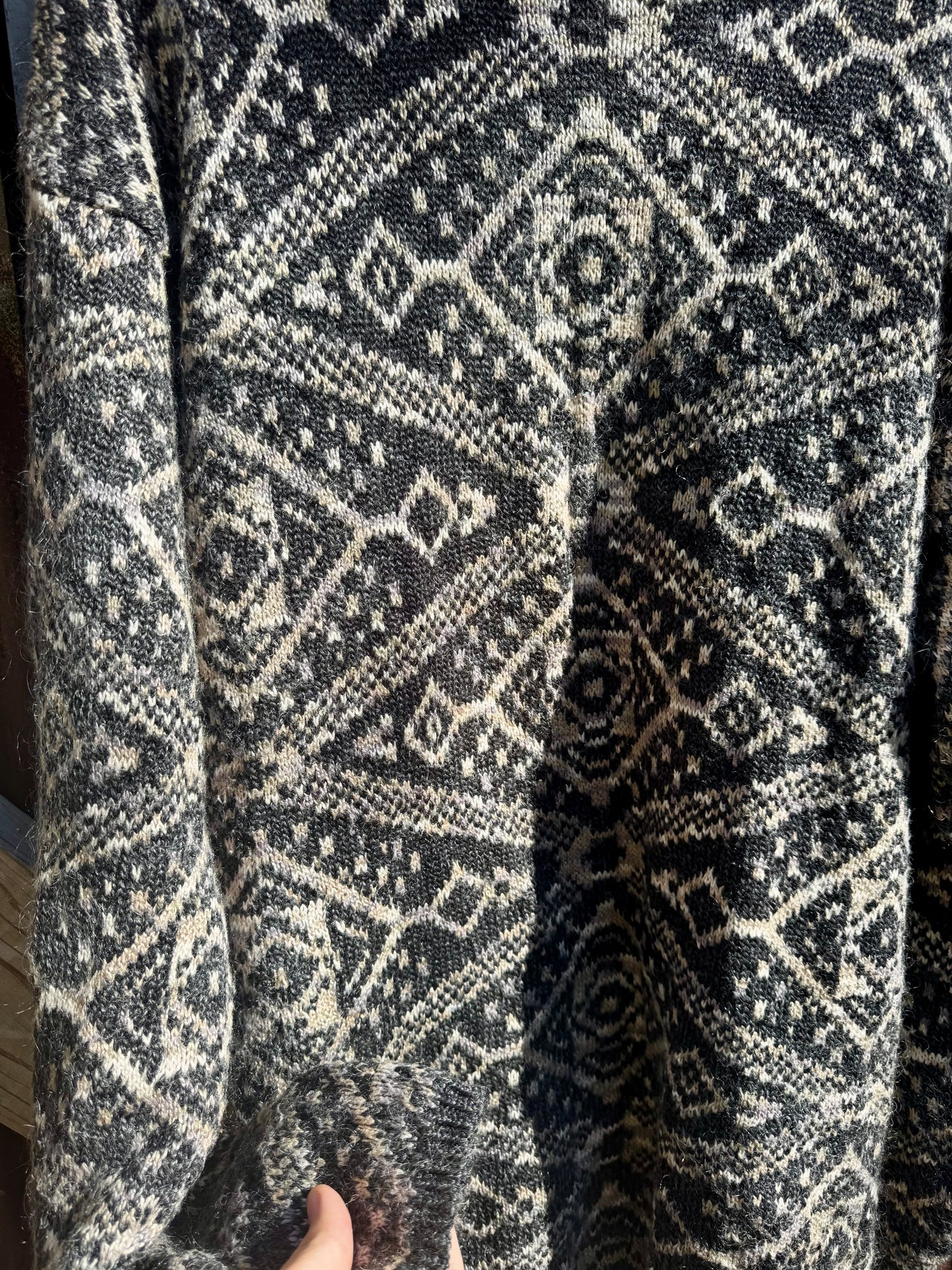 Mohair Blend Grandpa Sweater