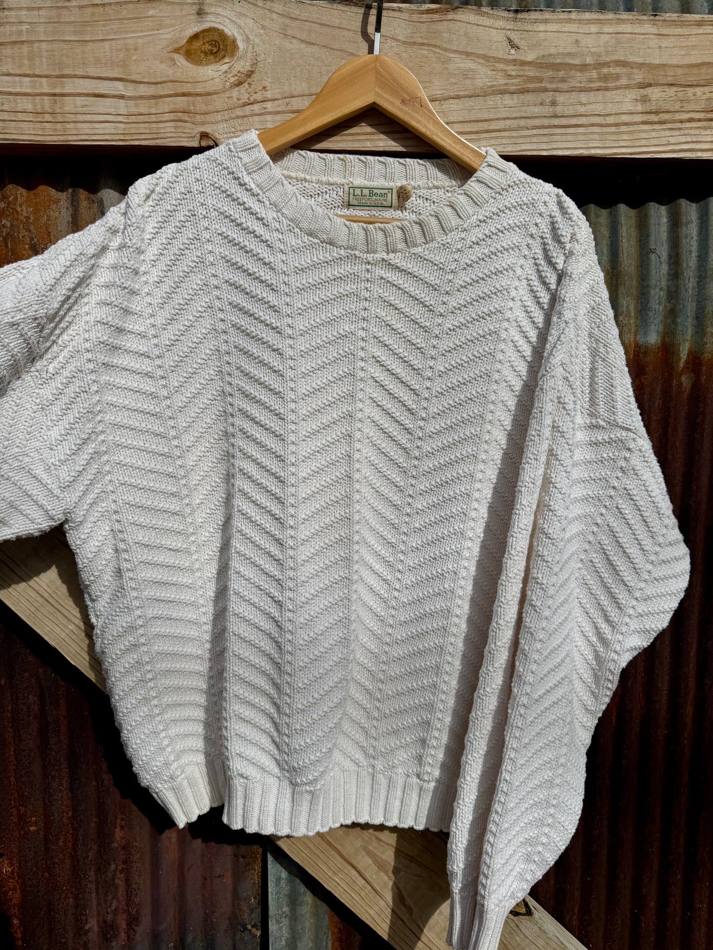 LL Bean Cotton Knit
