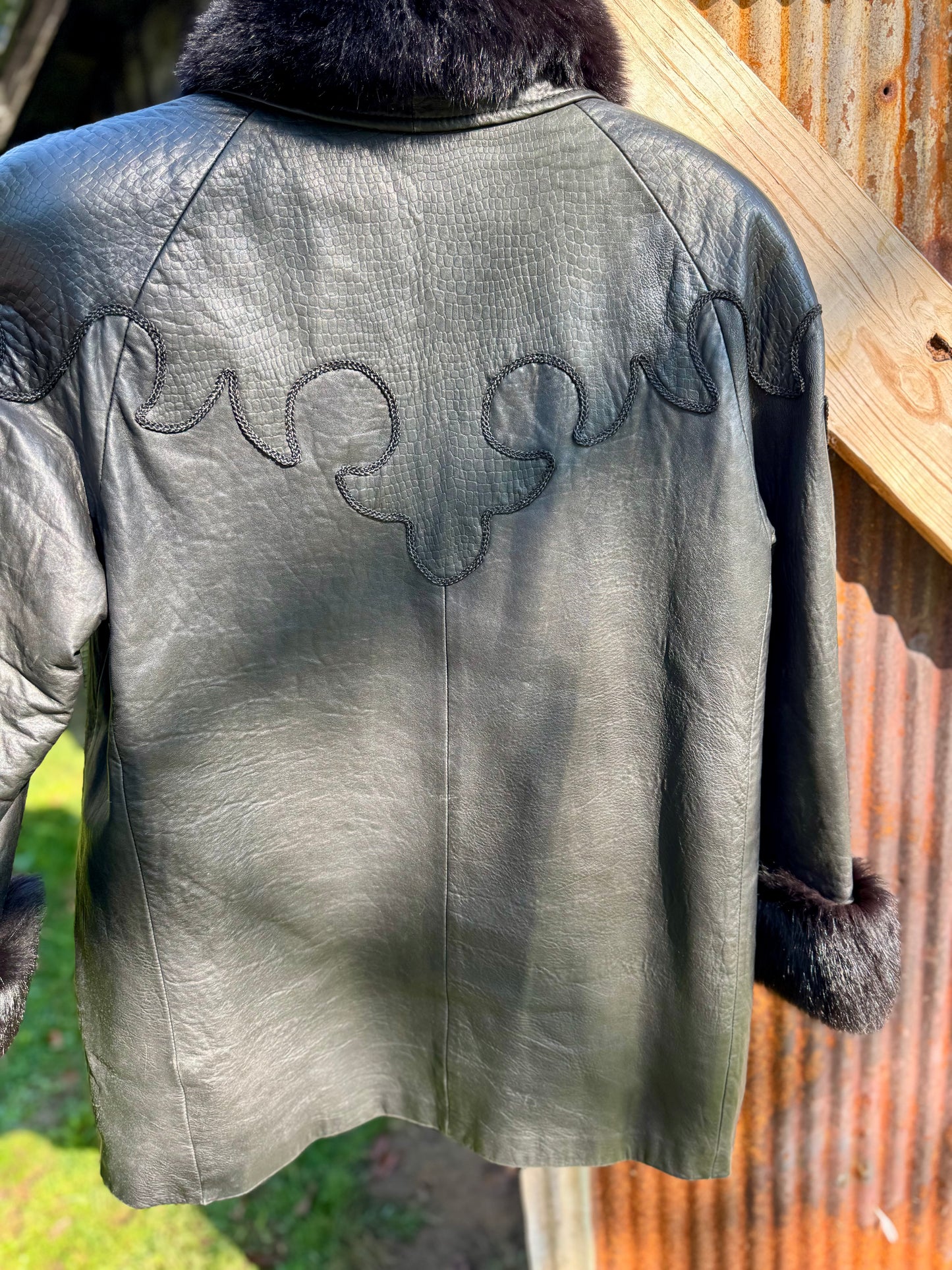 Lamb Napa Jacket, Removable Fur