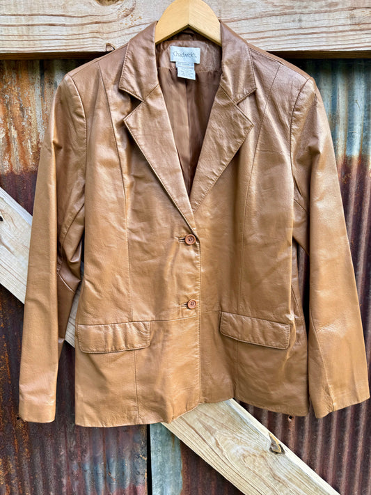 Cognac Leather Jacket