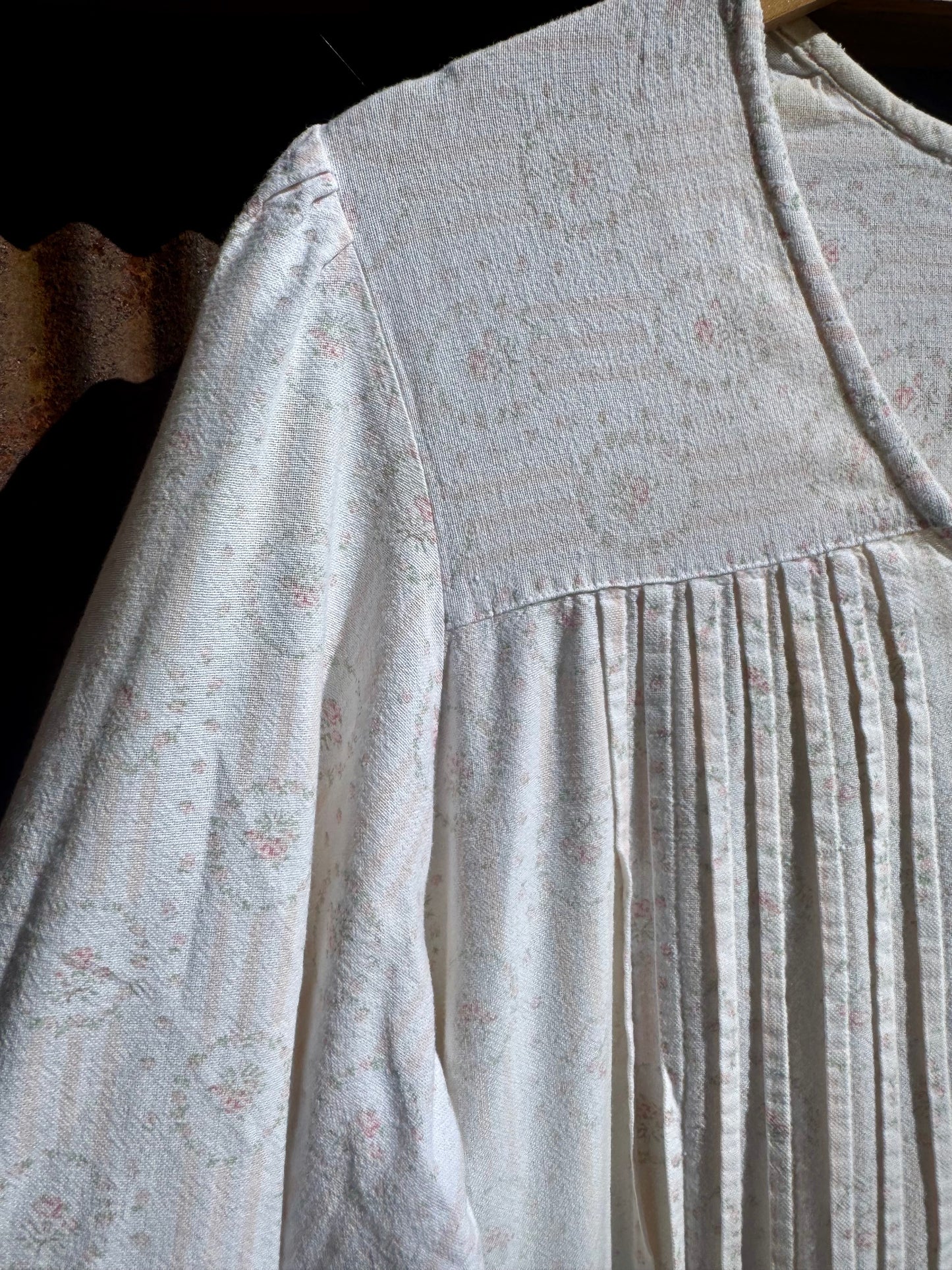 80s Cotton Floral Maxi or Nighty