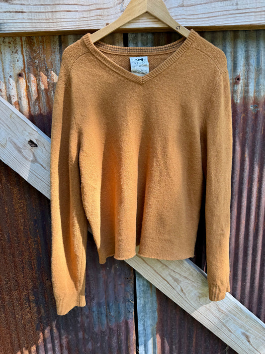 Lambswool Tricot Knit Sweater